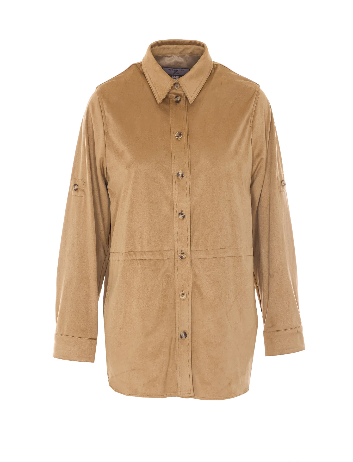 Camisa Bege de Poliéster Urbancode
