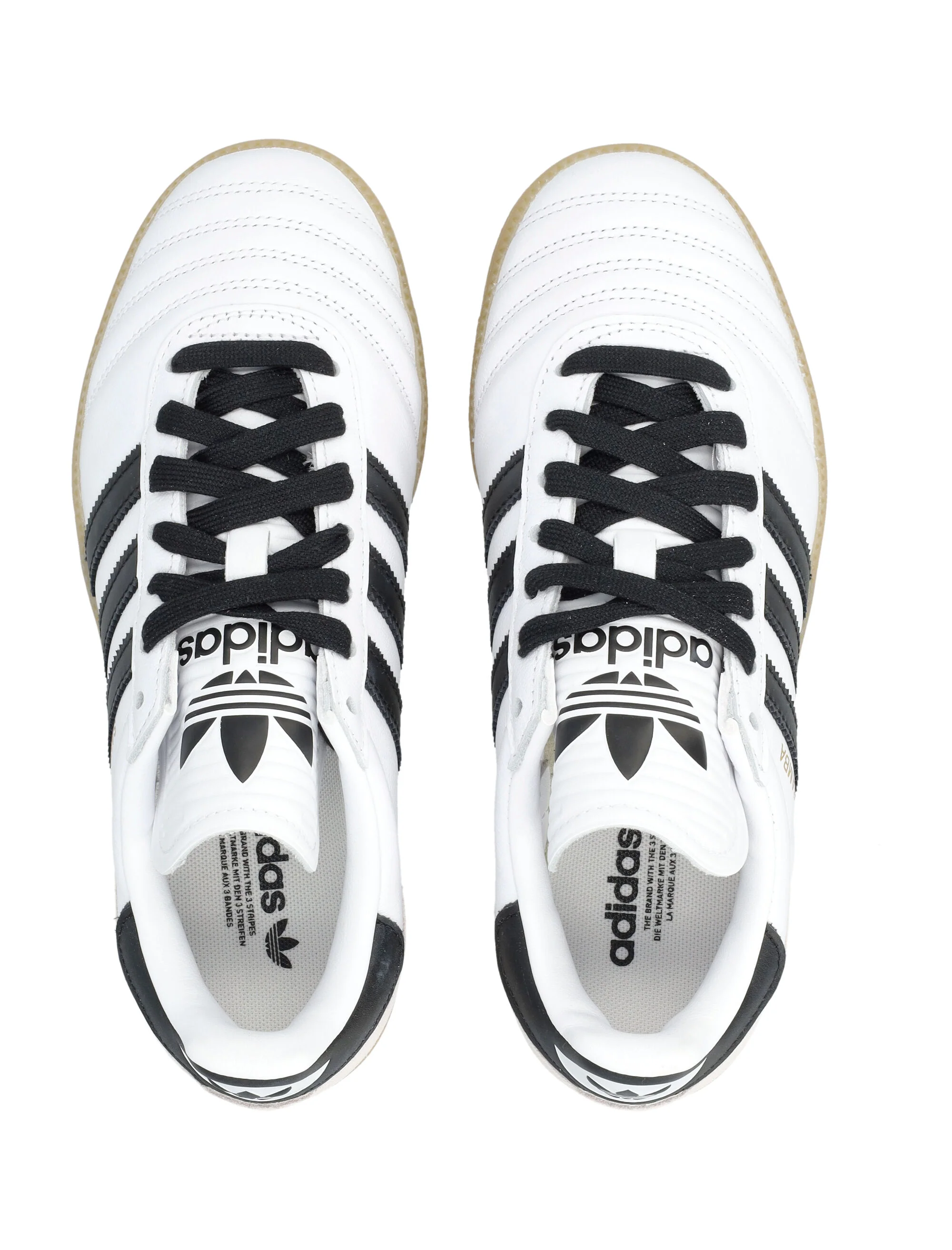 Adidas Originals Sapatilhas Adidas Samba Jp Kids Branco/Preto Inserto em Couro