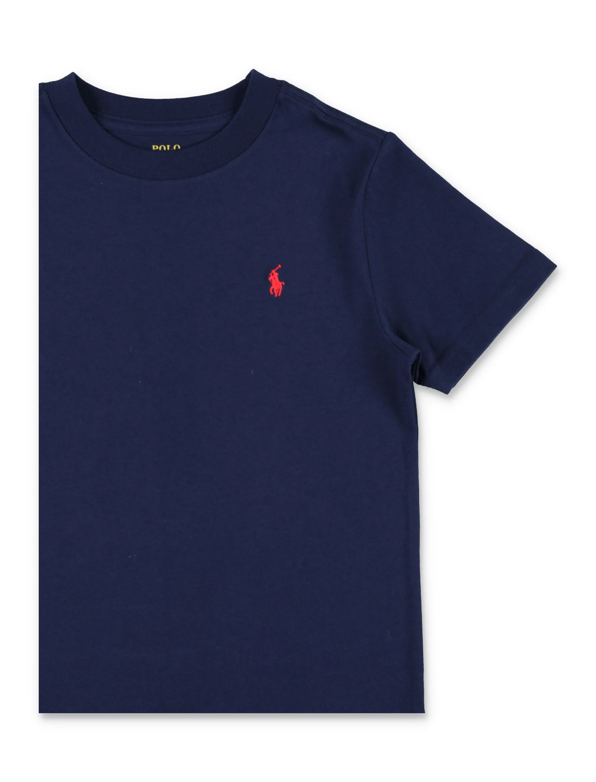 Camiseta de Algodão Clássica Kids Polo Ralph Lauren Azul Camiseta