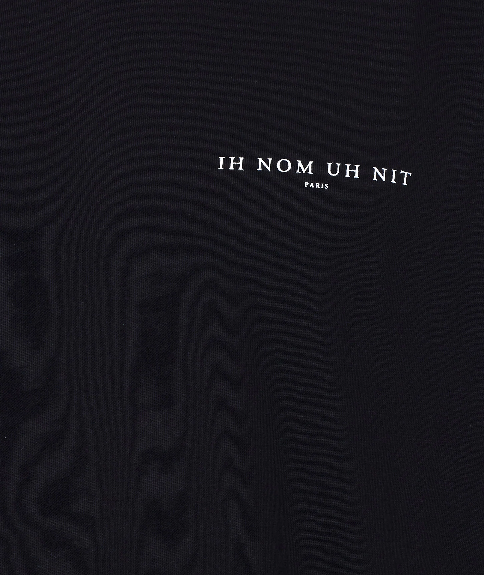 Camisetas e Polos Pretas de Algodão Ih Nom Uh Nit