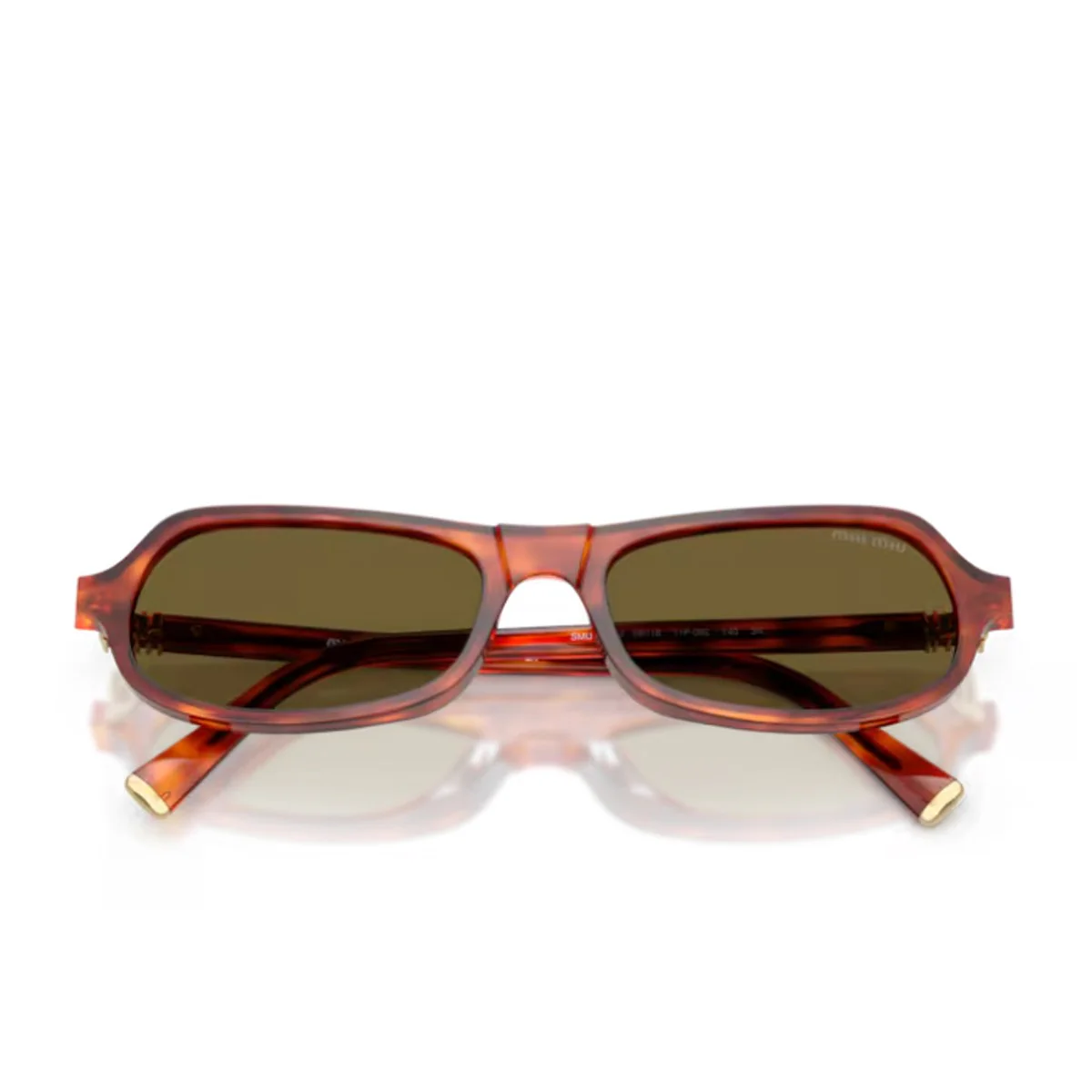Óculos de Sol Miu Miu B10su Regard Havana Acetato
