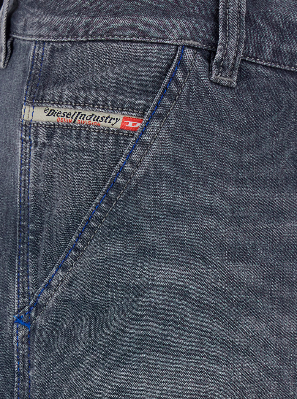 Calças de Lã Azul Diesel D-LIVERY-W Cinza para Homem