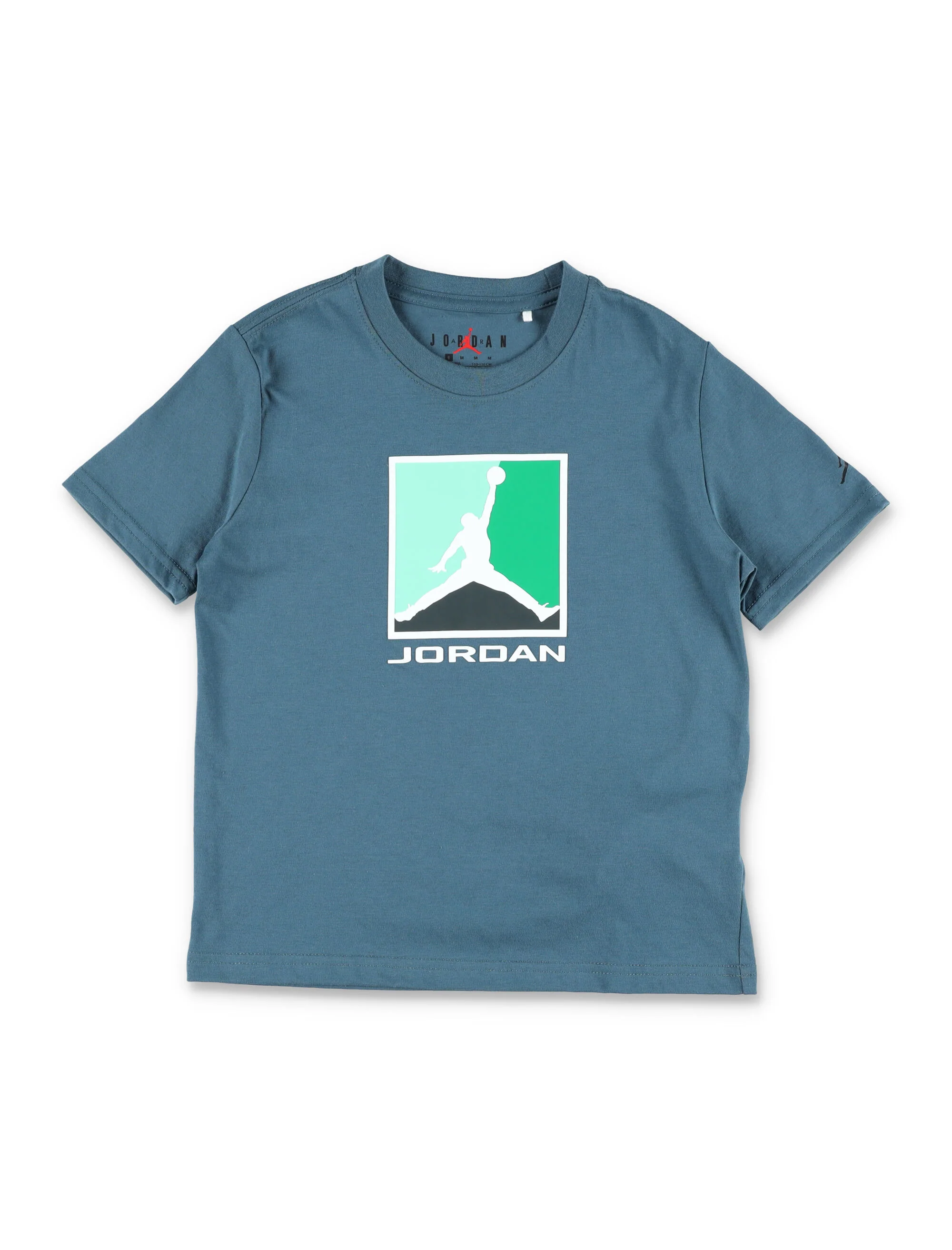 Conjunto Infantil Nike Jordan com Logotipo Cinza Camiseta