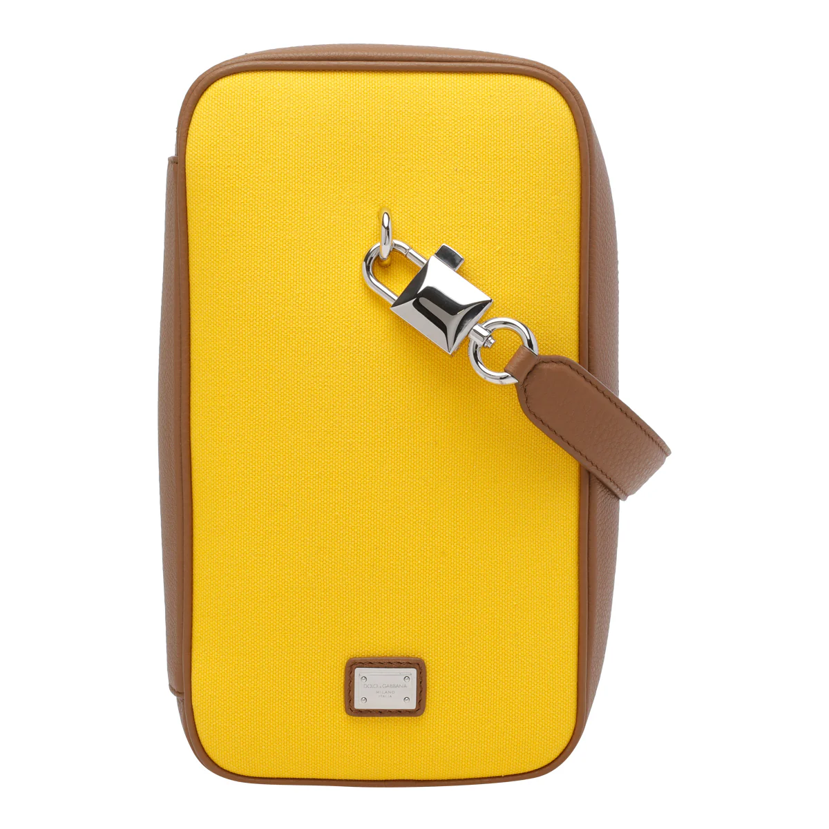 Bolsas Dolce & Gabbana Amarelo Couro de Novilho Tecido