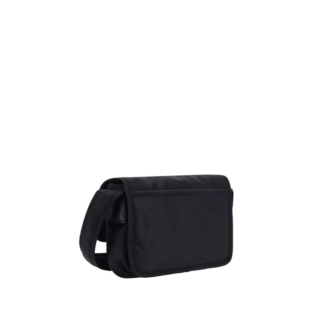 Bolsa de Ombro de Nylon Preto Saint Laurent