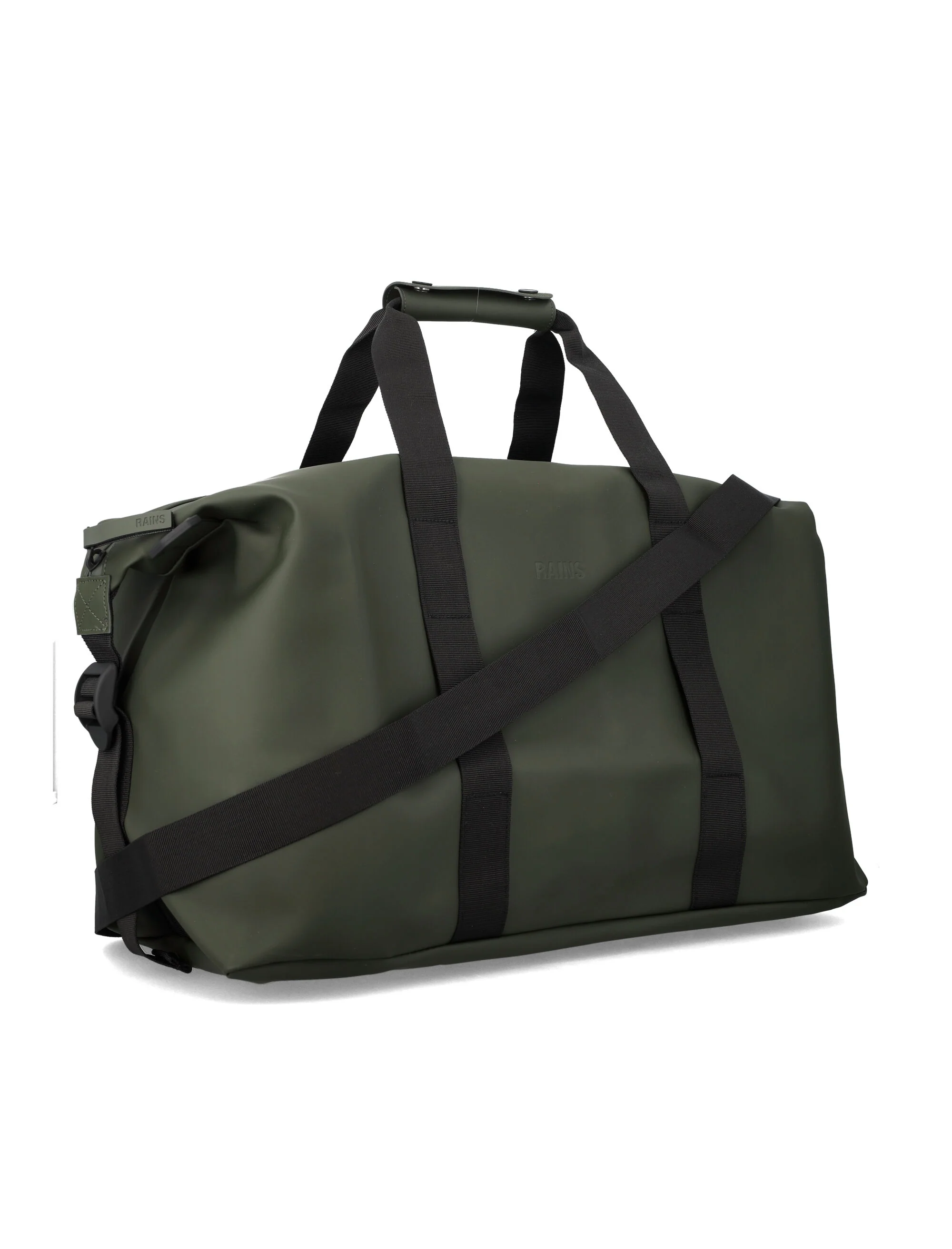 Bolsa de Weekend Impermeável Rains Hilo Verde Revestimento de Poliéster