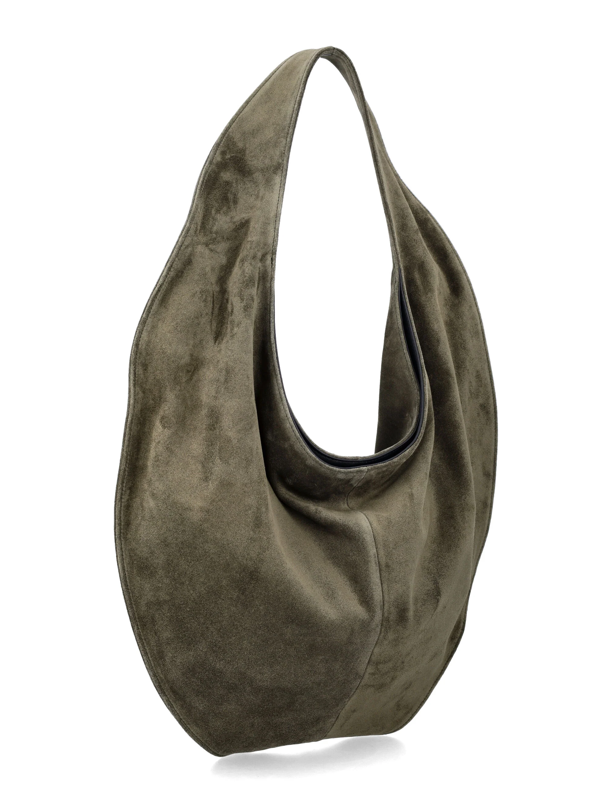 Maeden Market kelp suede tote Verde Couro