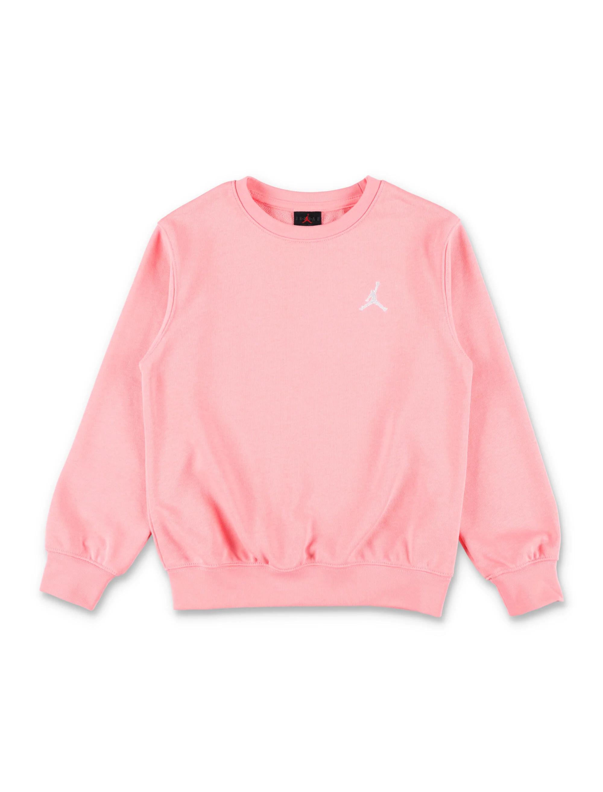 Camisola de Fleece com Logotipo Nike Jordan Rosa para Crianças de Algodão