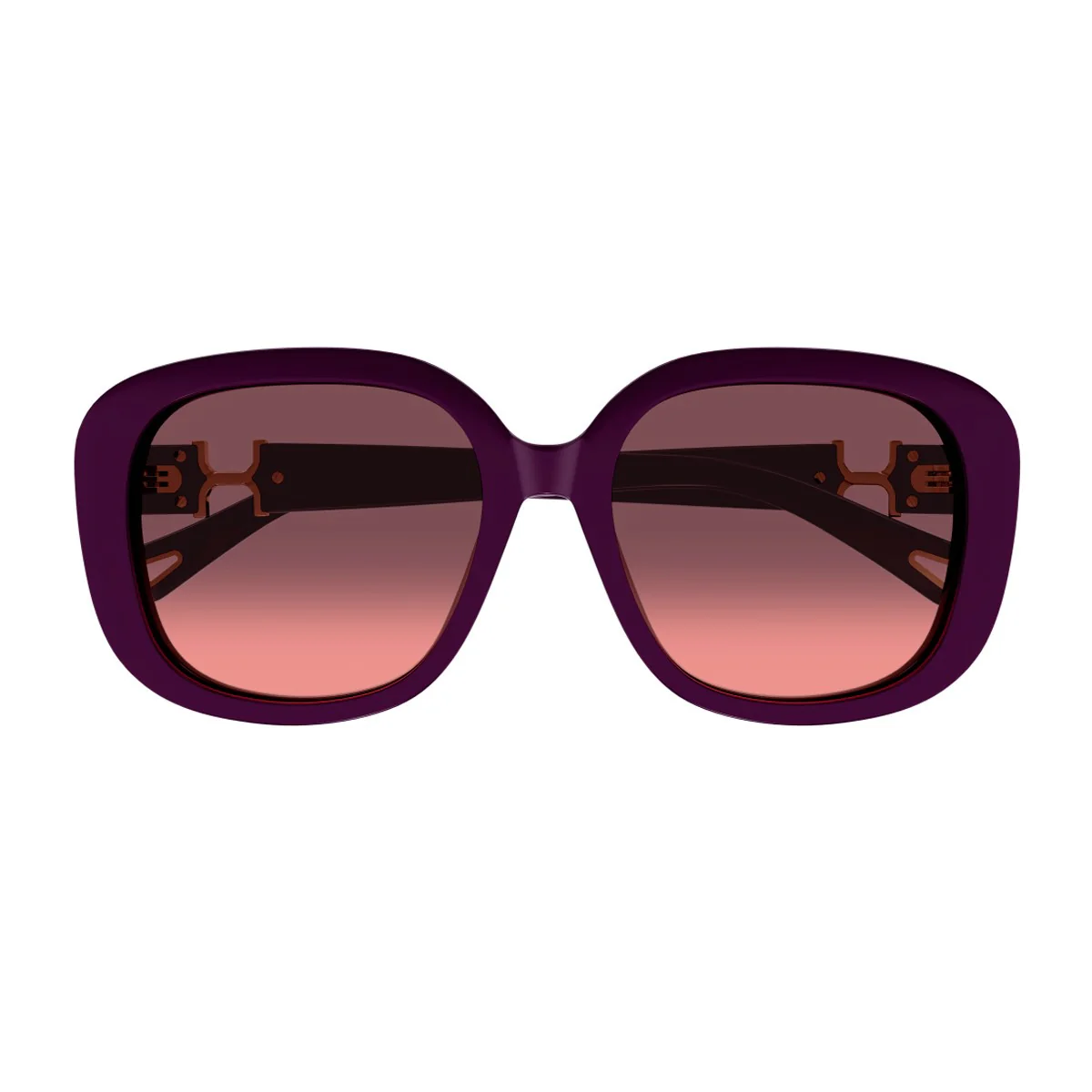 Óculos de Sol Chloé Ch0303sk Marcie-Linea Tinto Burgundy Acetato Reciclado