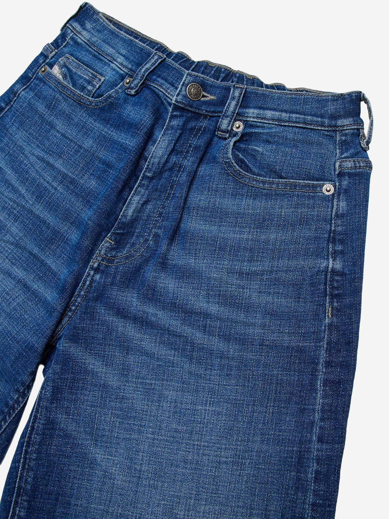 Calças Curtas Diesel Denim Algodão Elastano-Elastano