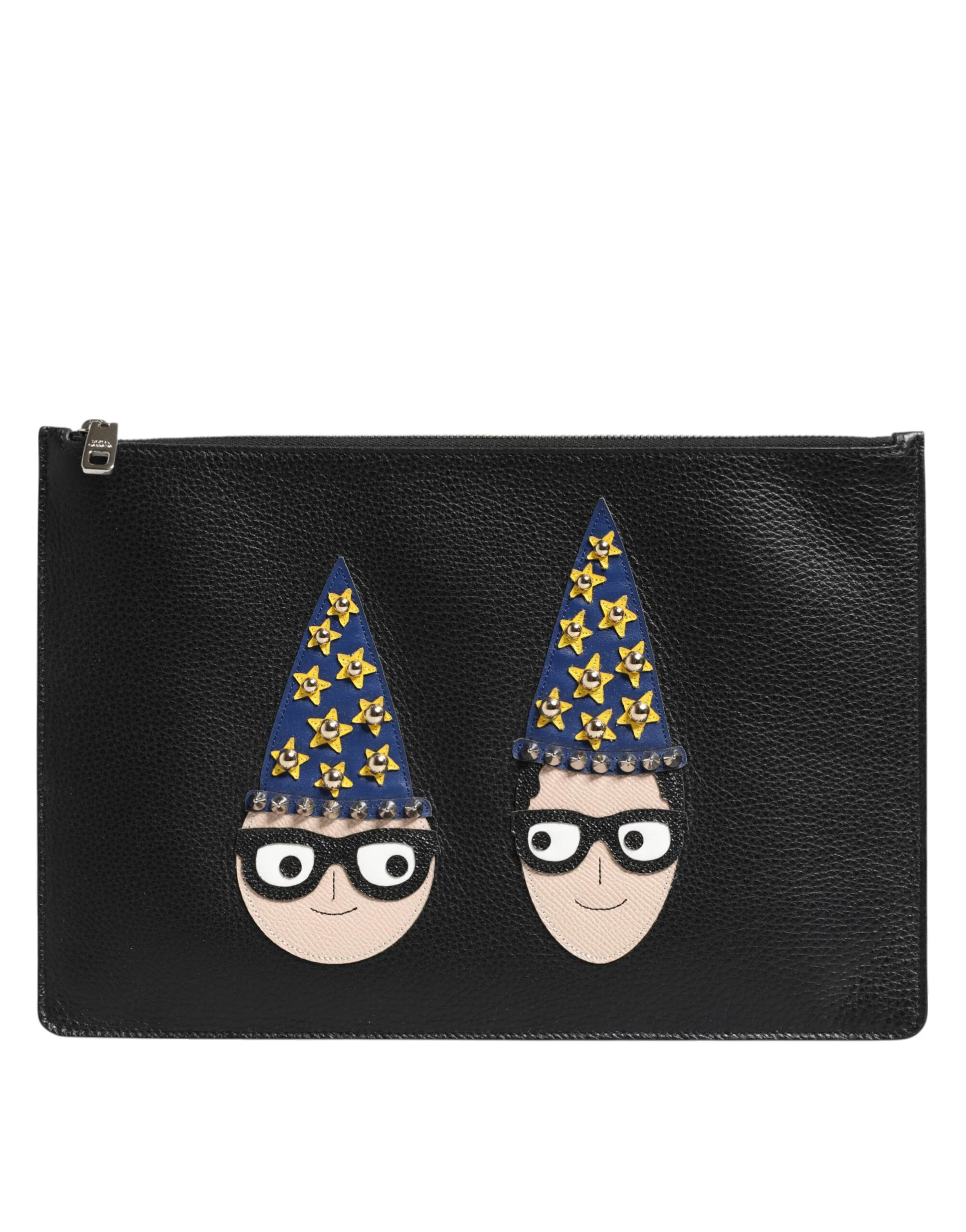 Dolce & Gabbana Bolsa de Couro Preto #dgfamily com Detalhes em Couro Estampado para Homem