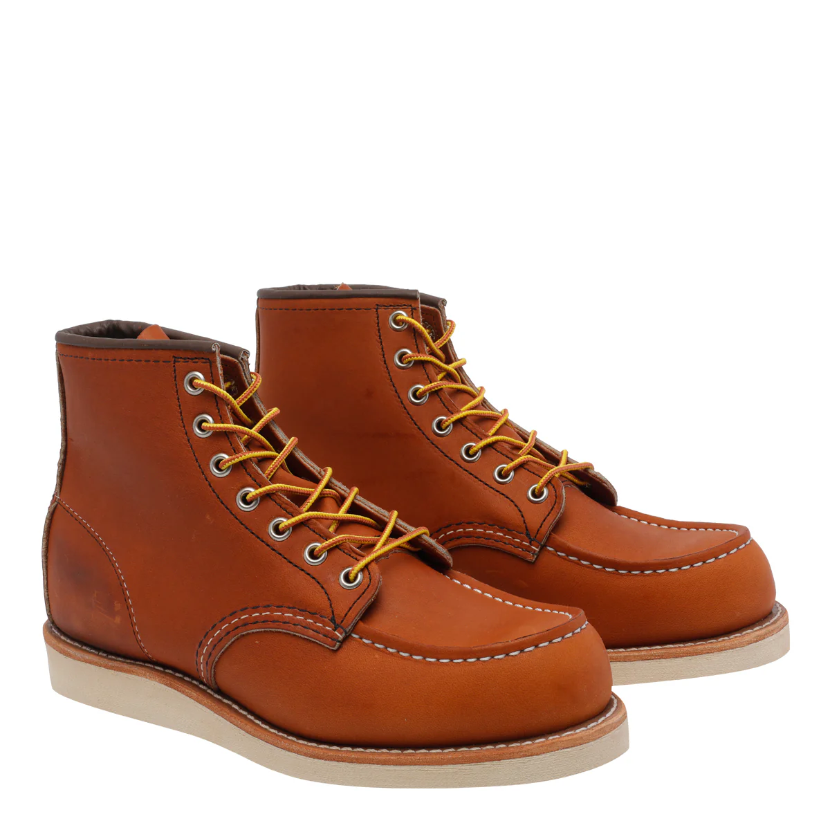 Sapatos Planos Red Wing Marrom Couro de Novilho/Sola de Borracha