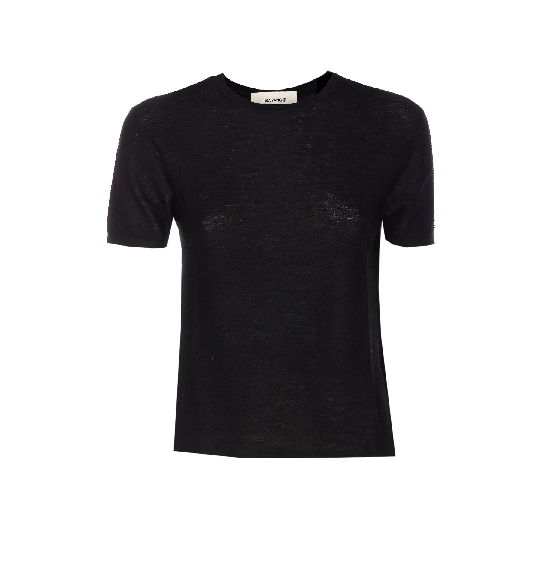 Camisetas e Polos LISA YANG em Cashmere Preto