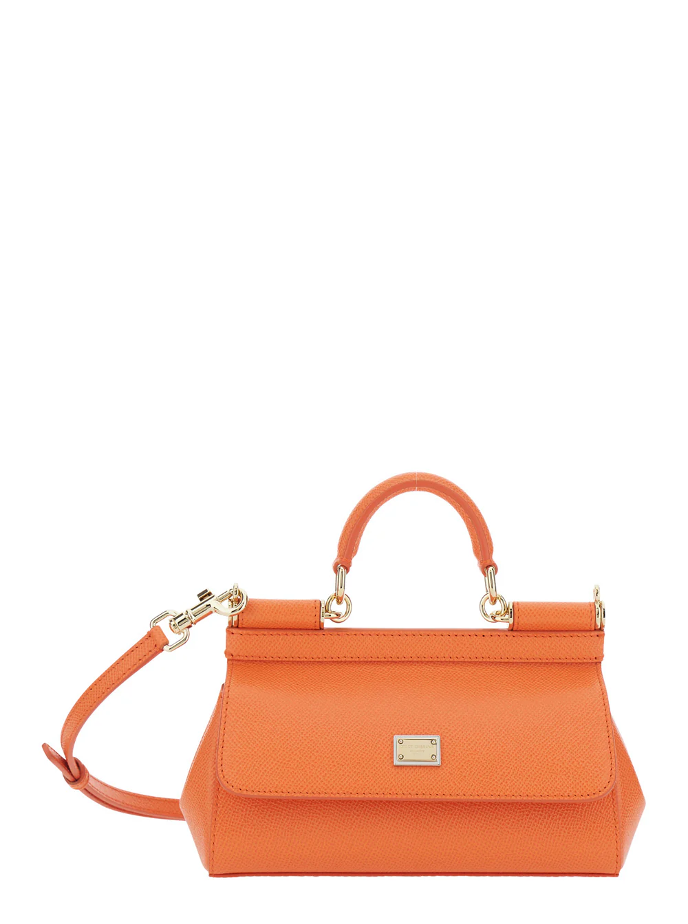 Bolsas de Mão Pequenas Laranja Dolce & Gabbana Sicília