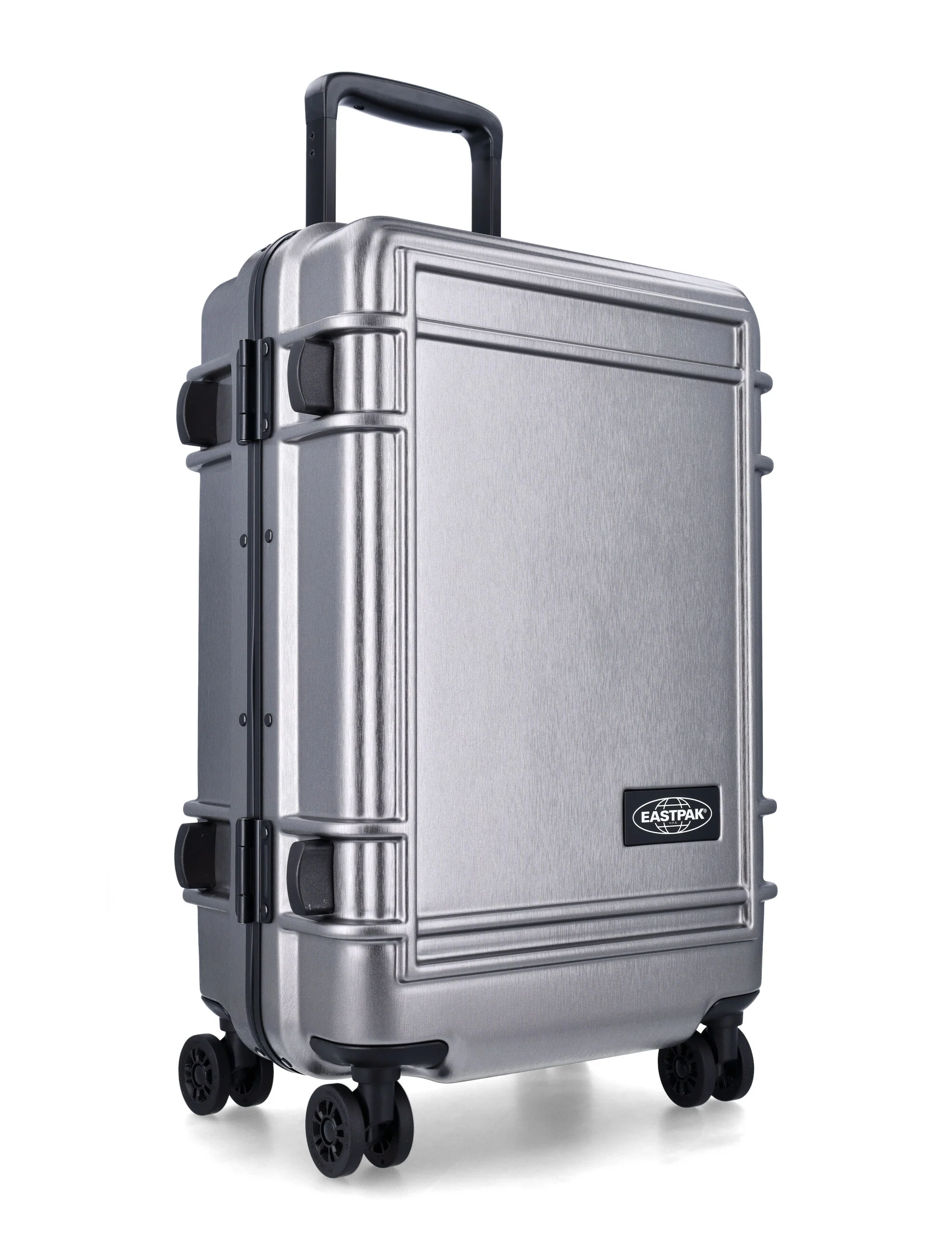 Eastpak Mala Preto Resist R Case S Malas Rígidas de Cabine com Estrutura de Polímero e Metal Escovado