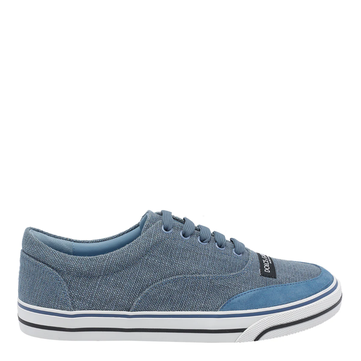 Sapatilhas Dolce & Gabbana Azul Tecido e Couro/Veludo Sola
