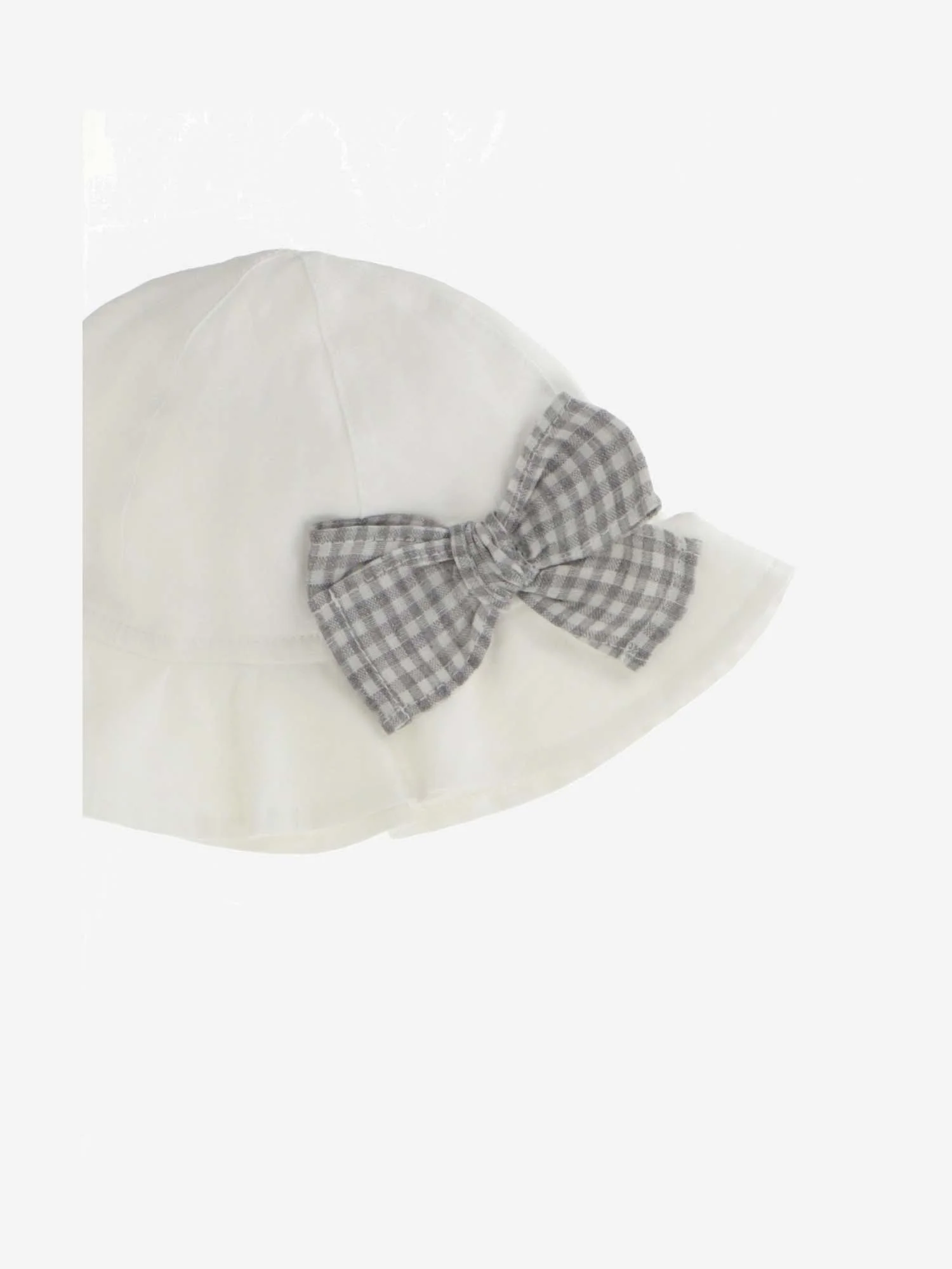 Chapéu Il Gufo Branco Tecido Linhofodera Algodão