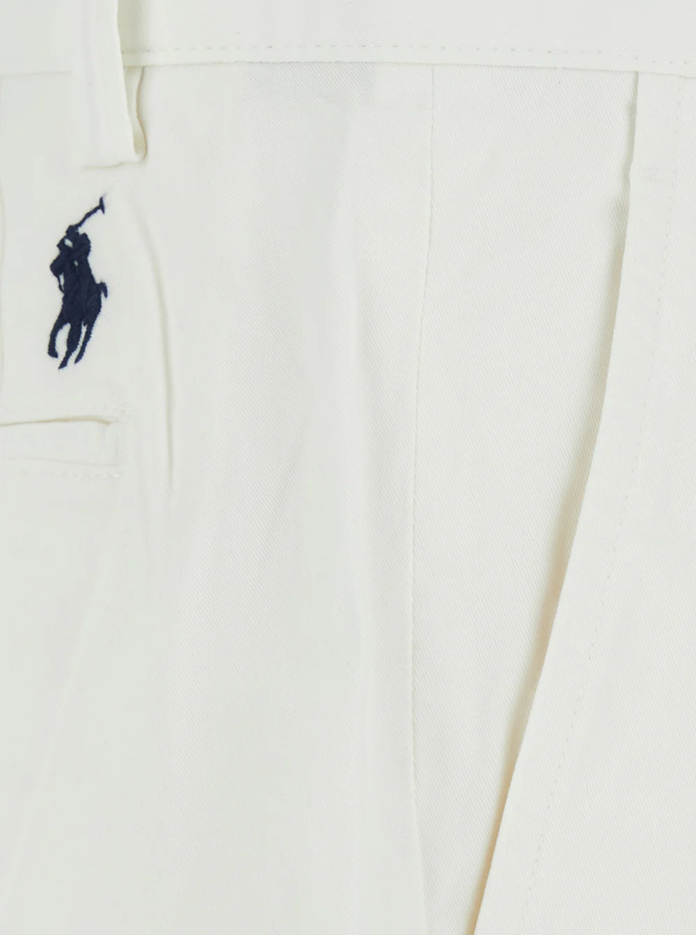 Polo Ralph Lauren Calças Curtas e Bermuda de Sarja Elástica Branca Polo Ralph Lauren Calças Curtas e Bermuda de Sarja Elástica Branca