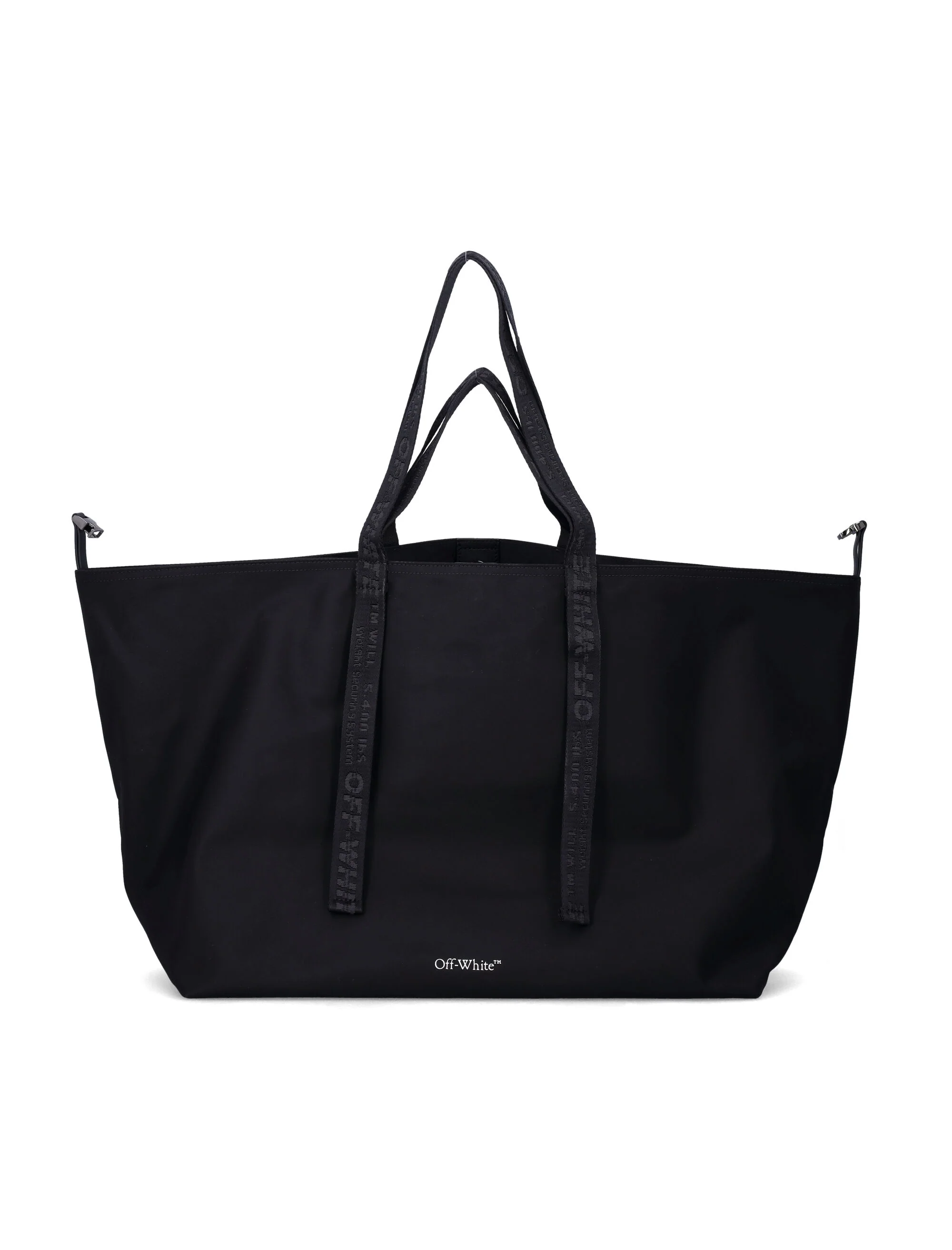 Bolsa Tote Off-White Heritage Day Off Preto Forro de Poliamida
