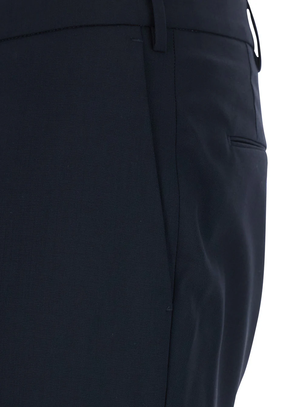 Calças Slim Pt Torino COVF1SZ00CL1MA270360 com Alças para Cinto e Bolsos de Bolso em Azul para Homens em Lã Azul com Elastano