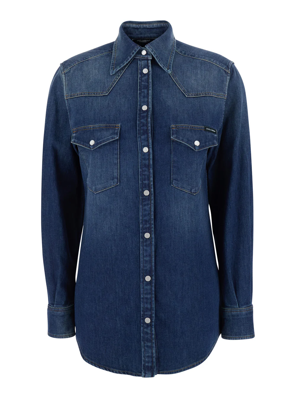 Camisas e Blusas Pretas de Denim Dolce & Gabbana Camisas e Blusas Pretas de Denim Dolce & Gabbana