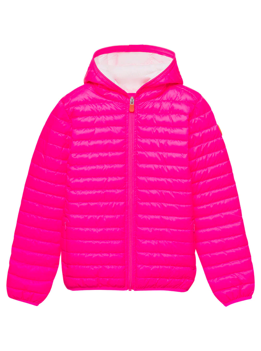 Save The Duck Kids Katie Fuchsia Capuzo de Pena com Patch de Logotipo Poliéster Menina Fuxia Poliéster