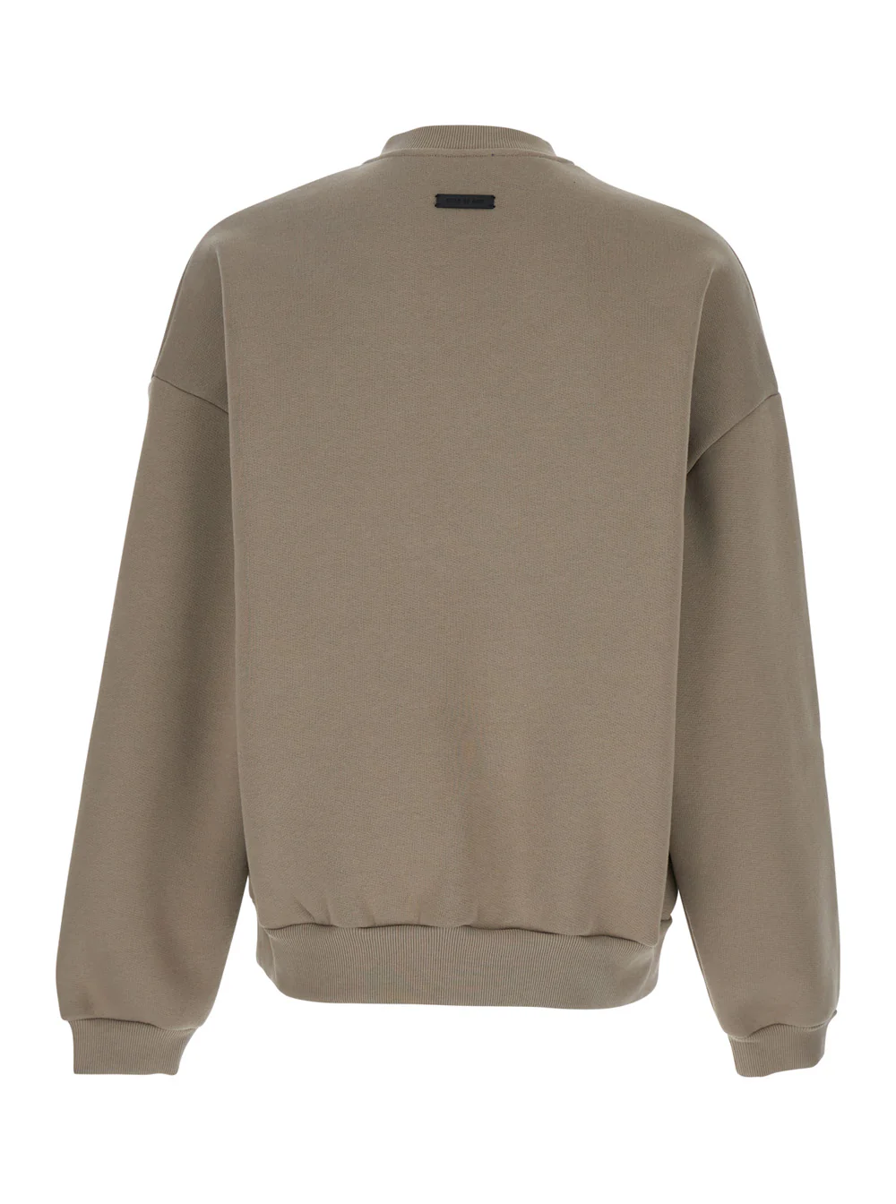 Camiseta Fear Of God Eternal Bege com Gola Redonda e Bordado Tonais na Frente com Ombros Caídos em Camisetas de Moletom Mistura de Algodão e Poliéster Camiseta Fear Of God Eternal Bege com Gola Redonda e Bordado Tonais na Frente com Ombros Caídos em Camisetas de Moletom Mistura de Algodão e Poliéster