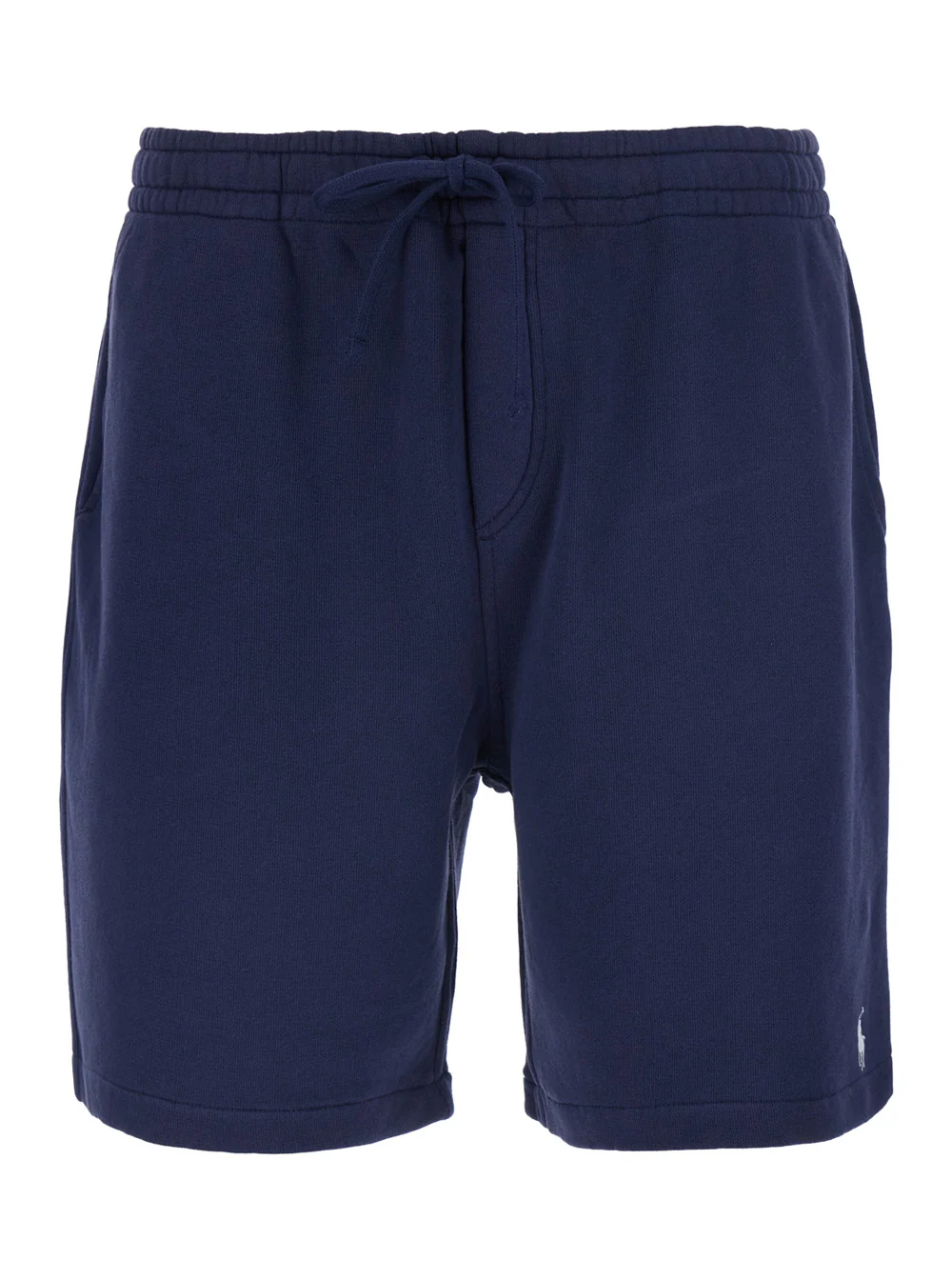 Polo Ralph Lauren Calças Curtas de Malha Azuis com Cintura Elástica e Bolsos Laterais para Homens Calças Curtas Bermuda Azuis