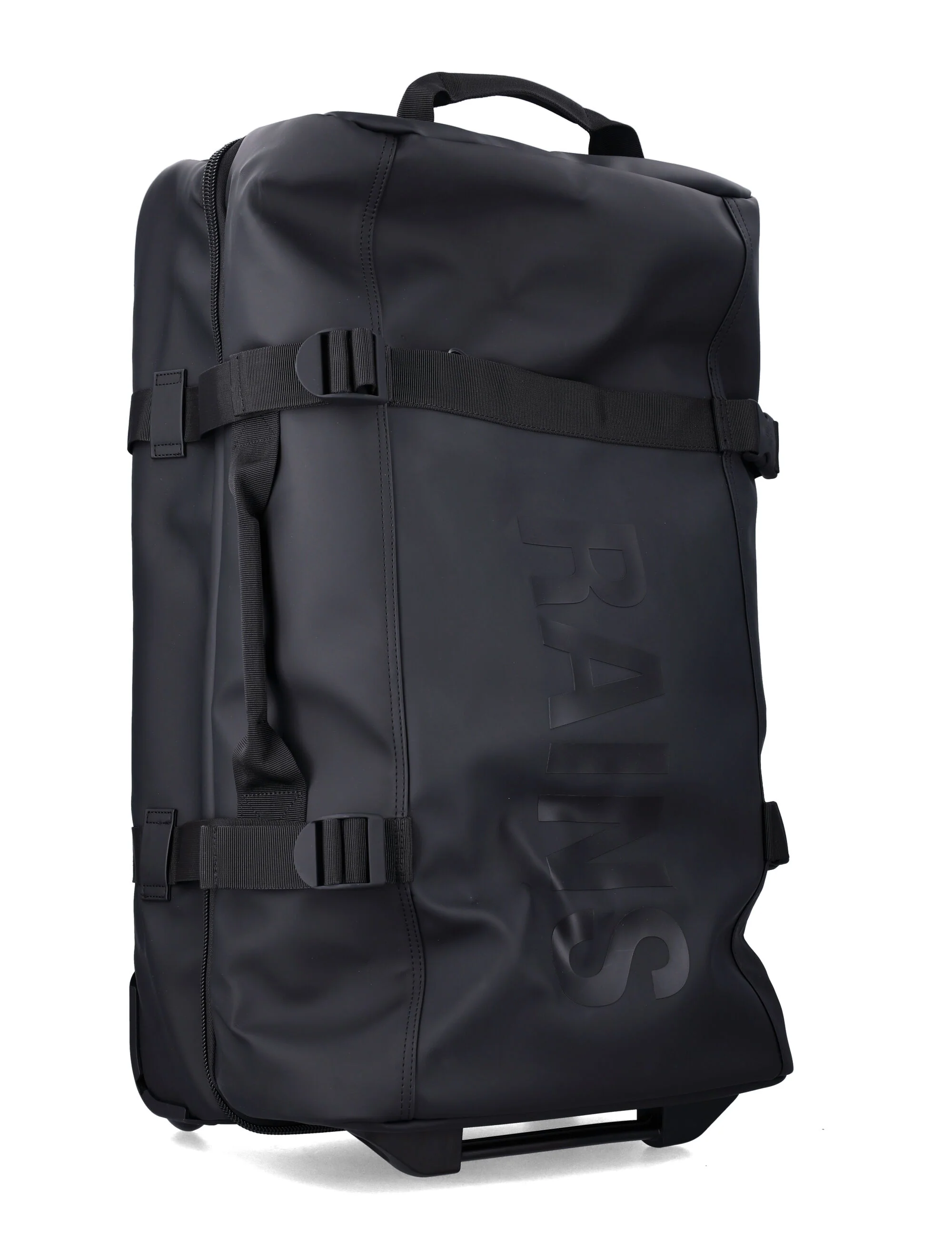 Mala Impermeável Rains Texel Check-in Preto Poliéster Bagagem