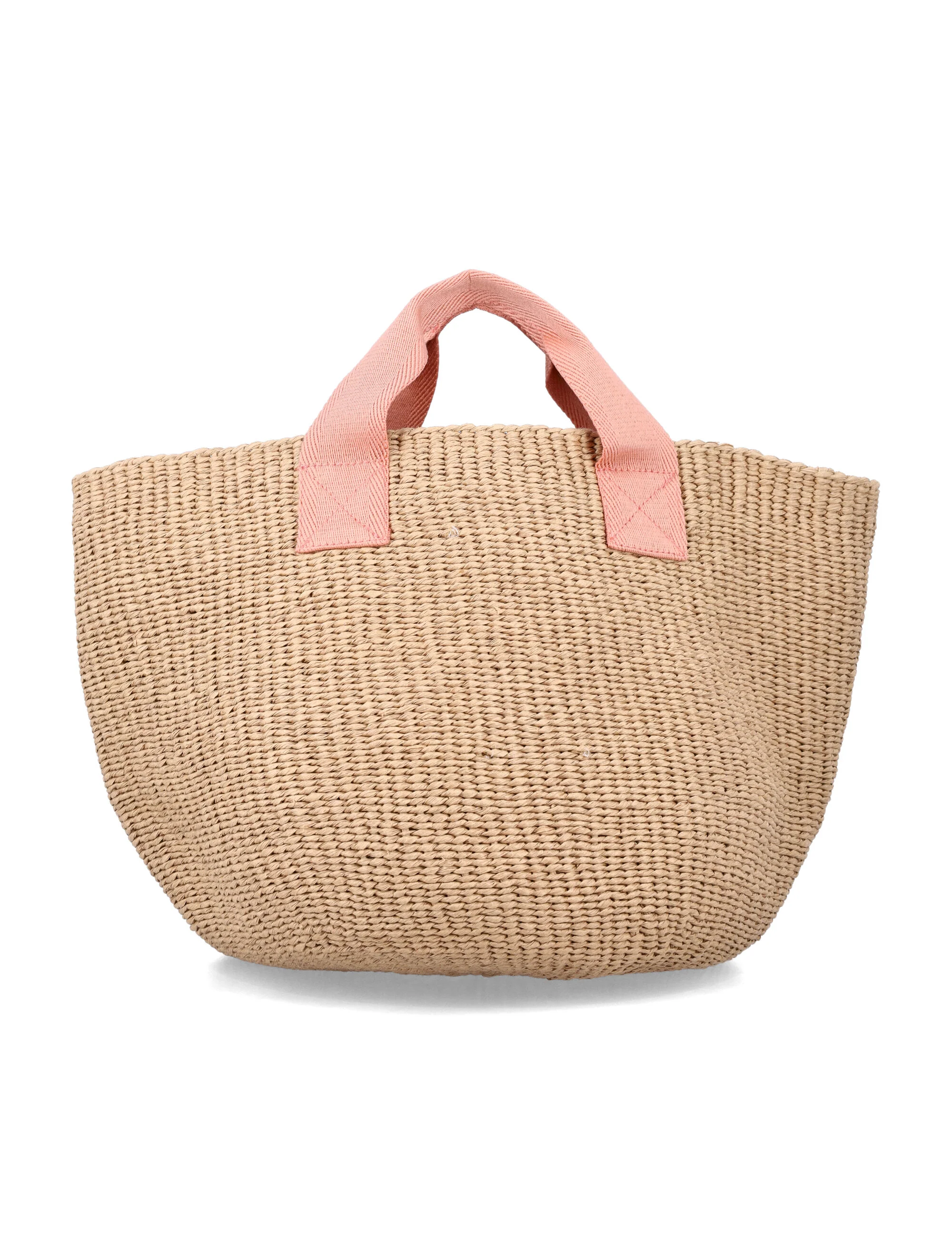 Bolsa de mão infantil Chloé x Mifuko em fibra de papel Bege