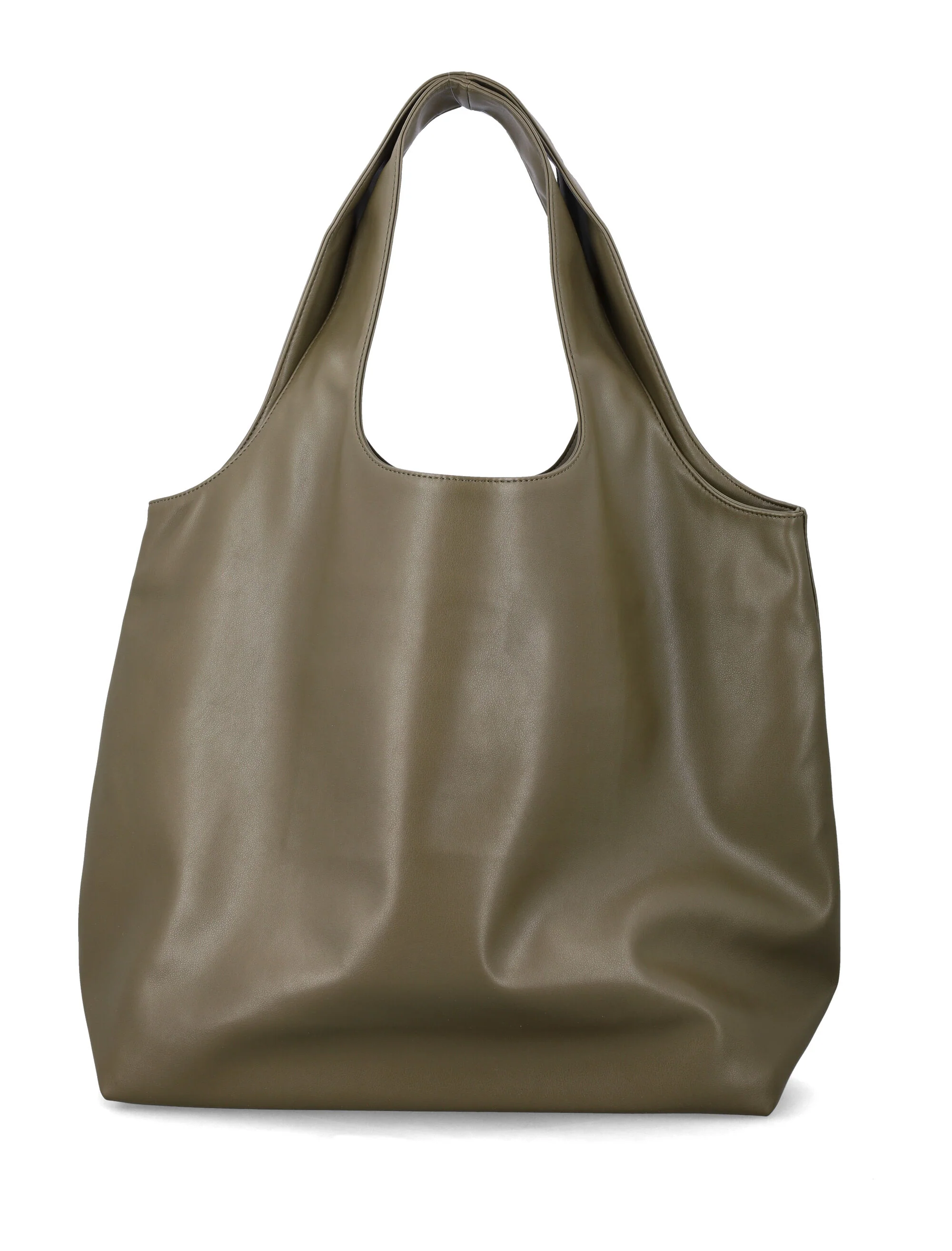Bolsa tote A.P.C. Ninon com logotipo Khaki Poliuretano