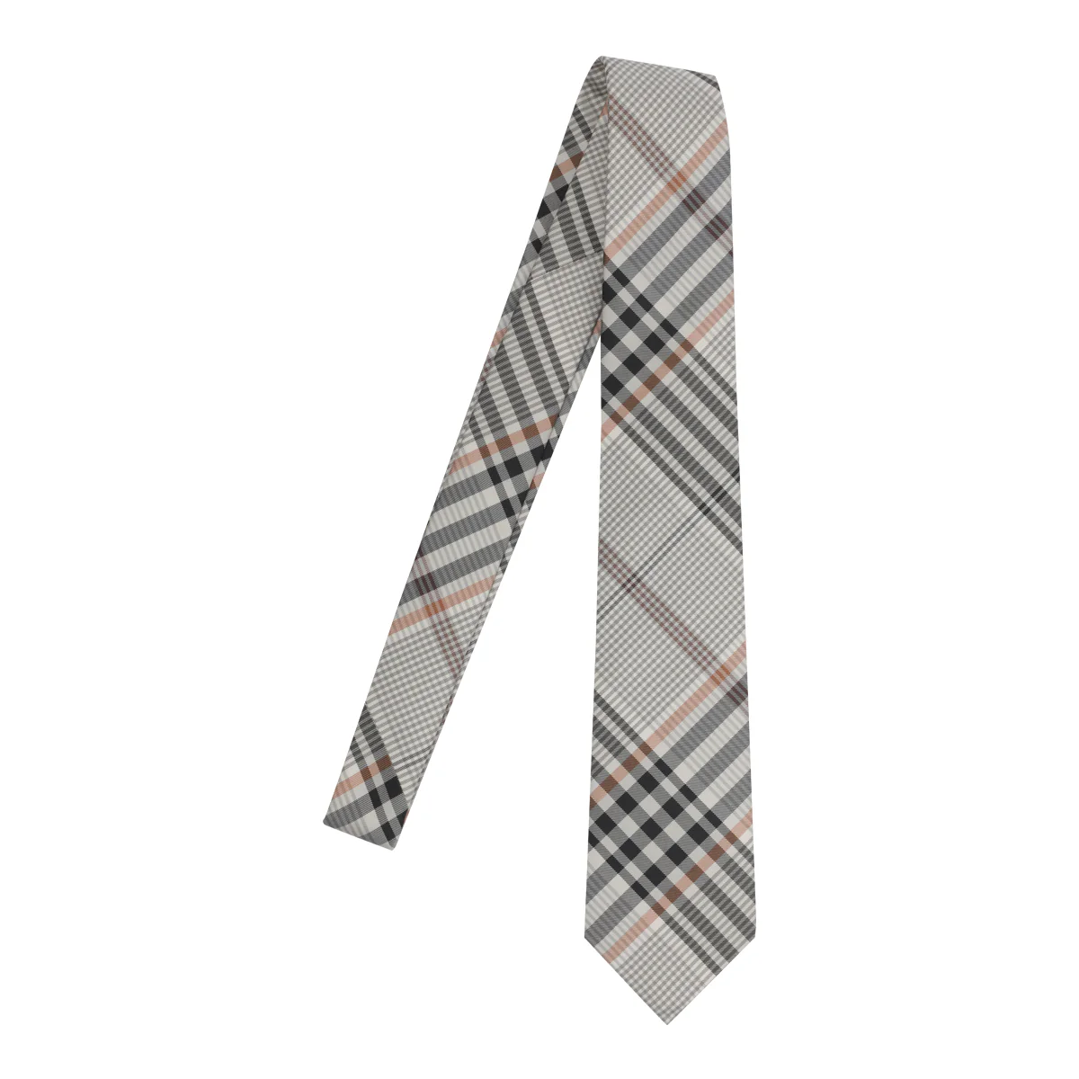 Gravatas de Seda Bege Burberry