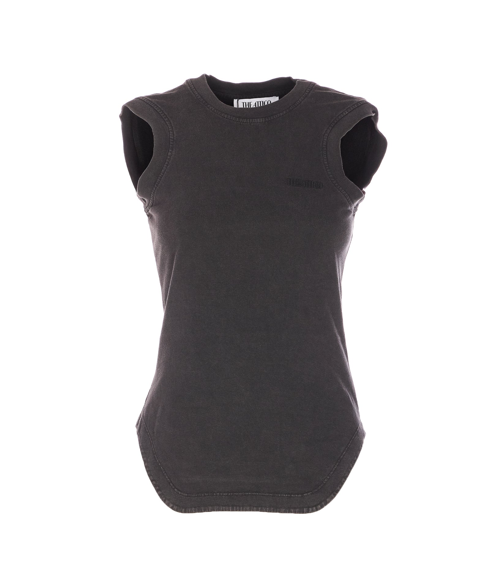 Camisetas e Polos The Attico em Algodão Preto