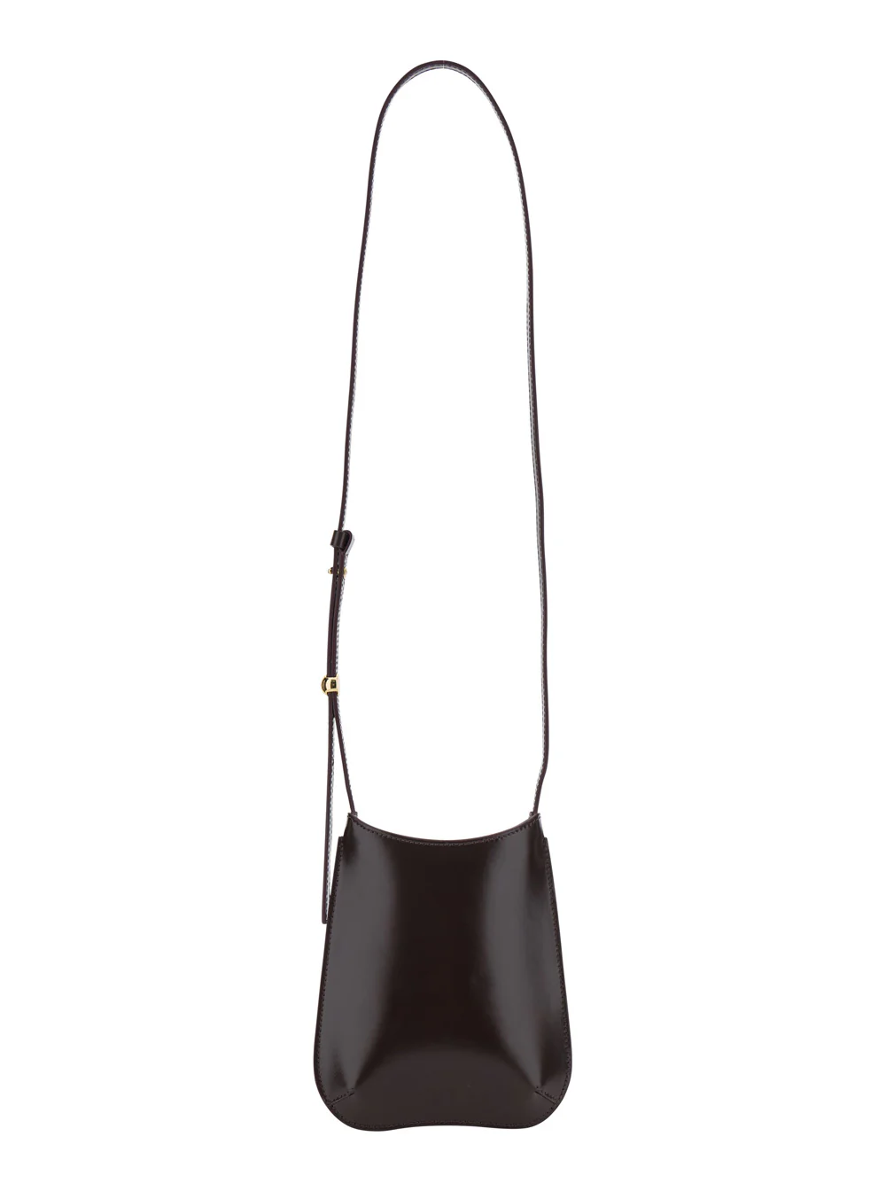 Bolsa Crossbody Jacquemus Le Bisou Bolsa para Telefone com Alça Ajustável e Logotipo na Frente em Couro de Novilho