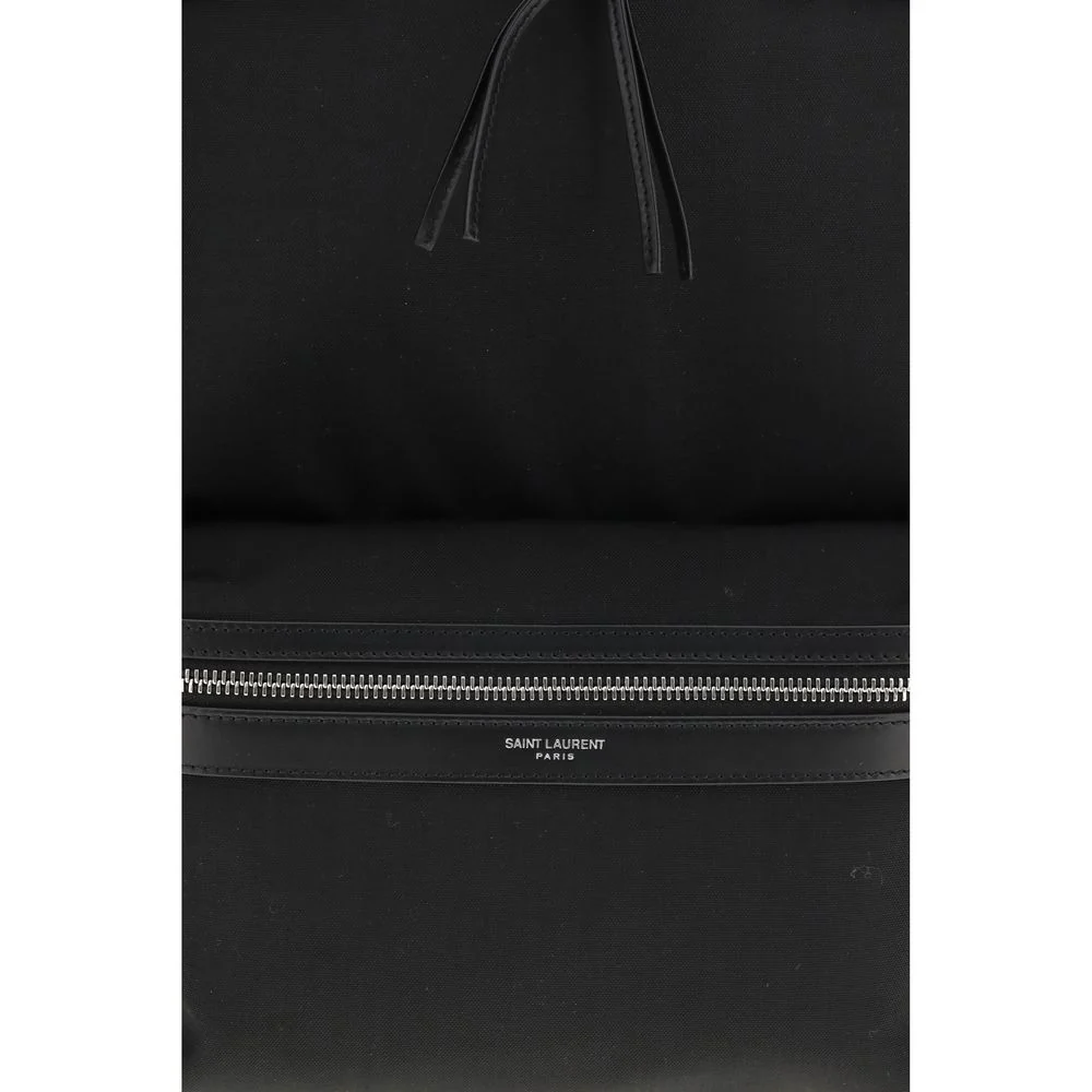 Mochila de Nylon Preto Saint Laurent