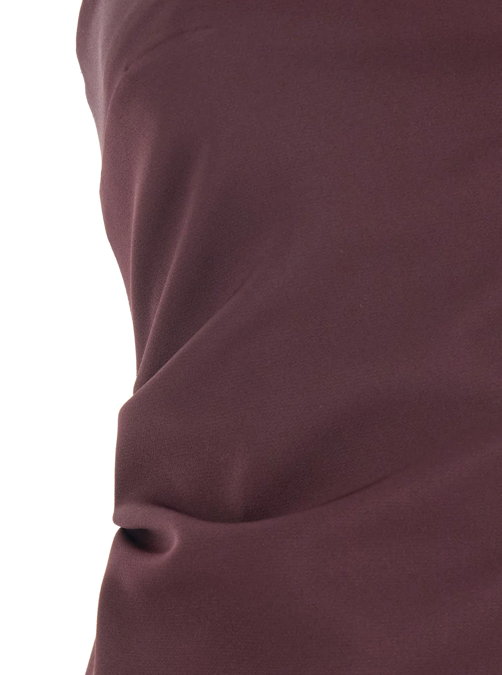 Vestido Bustier Listrado em Tecido Técnico para Mulher Poliéster Elastano Longo