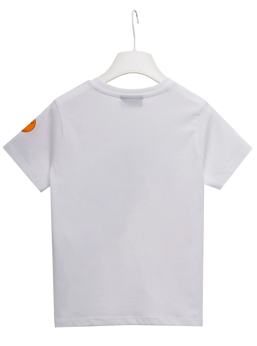 Save The Duck Meninos Meninos Camiseta de Algodão Branca com Estampa de Animais Multicoloridos Camisetas e Camisetas Polo