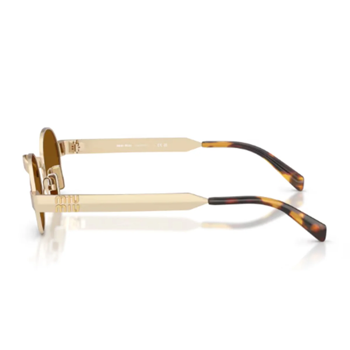 Óculos de Sol Miu Miu Miu B51s Oro Metallo