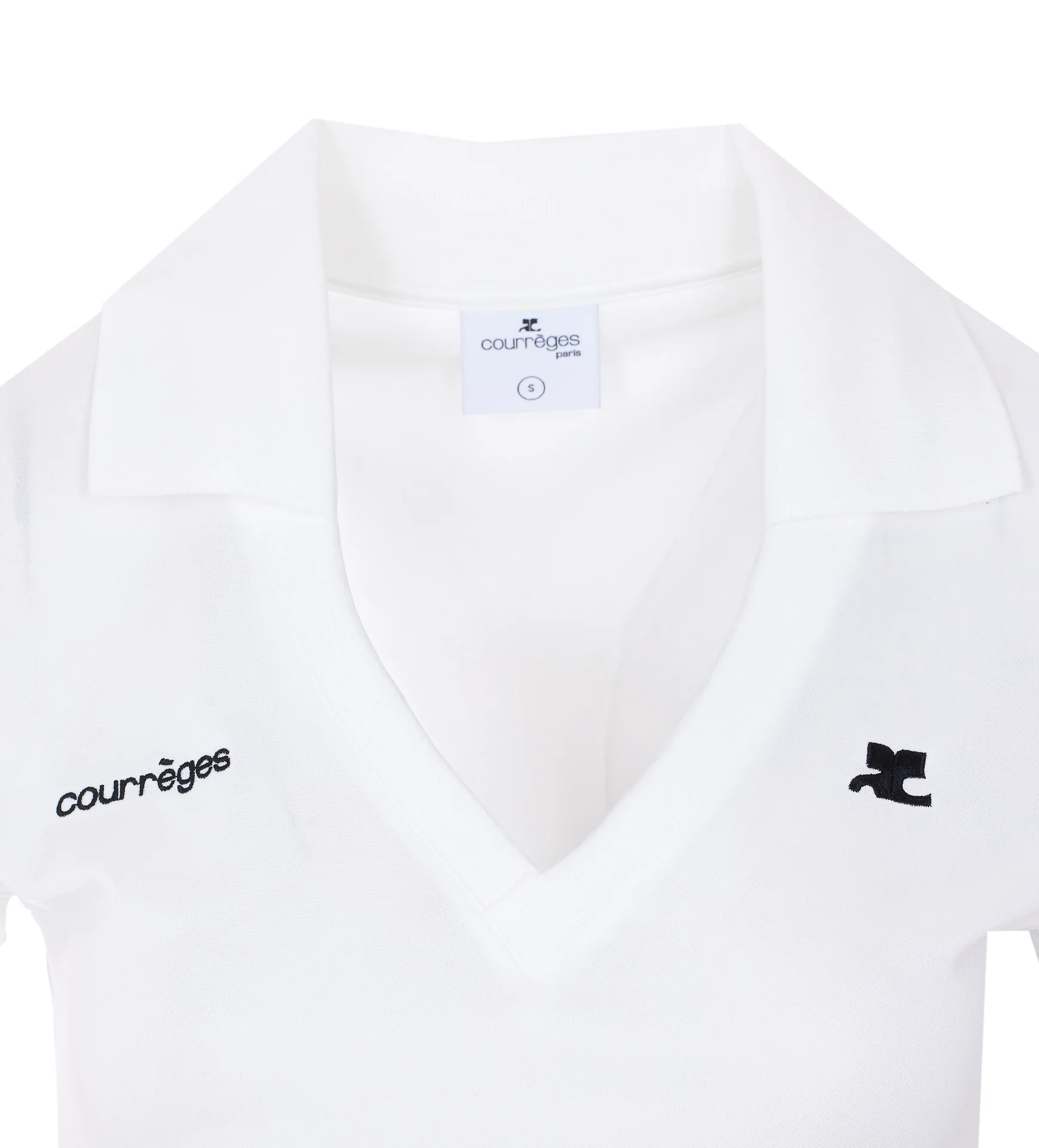 Camisetas e Polos Courreges Brancas de Poliéster