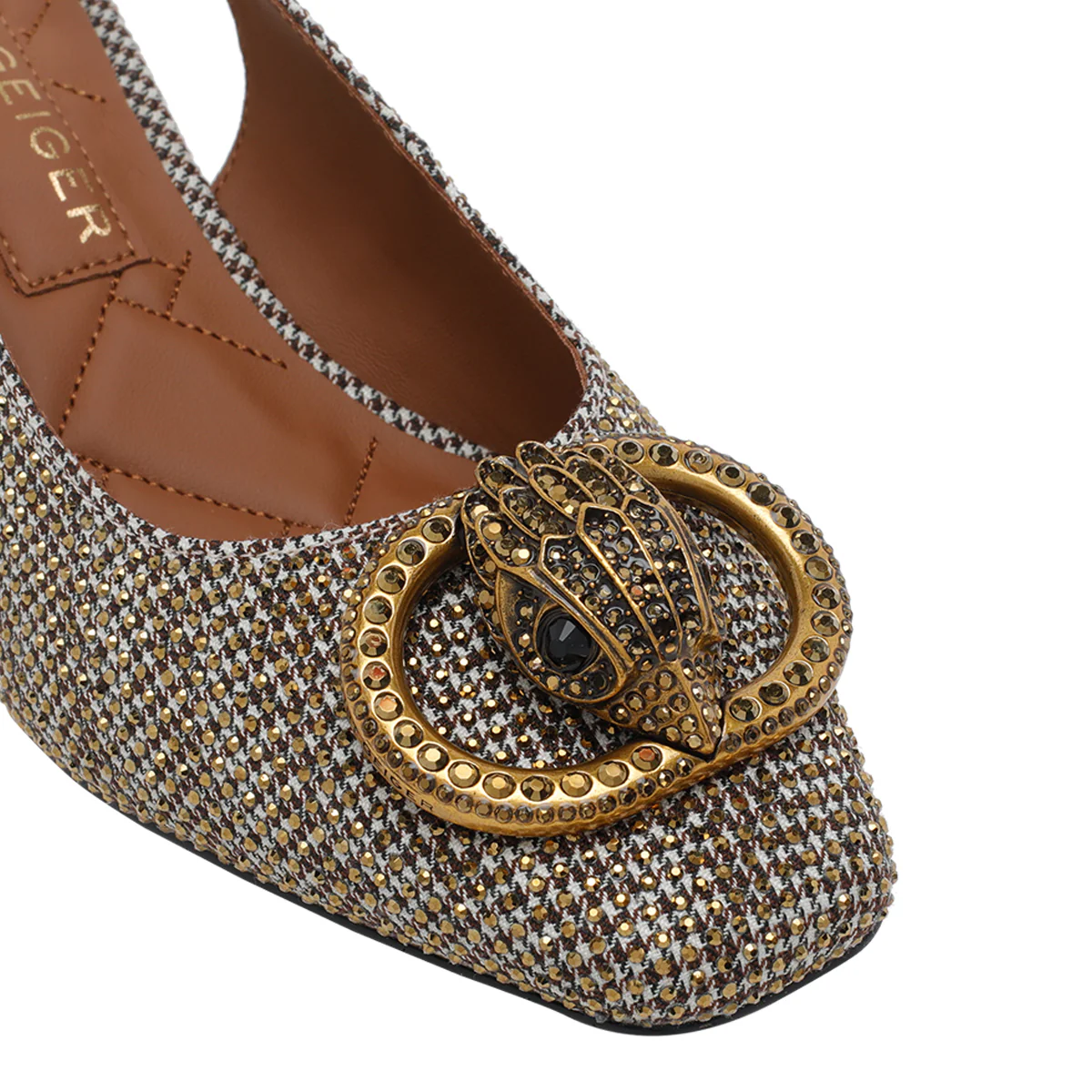 Kurt Geiger Bege Sola de Tecido/Borracha Kurt Geiger Bege Sola de Tecido/Borracha