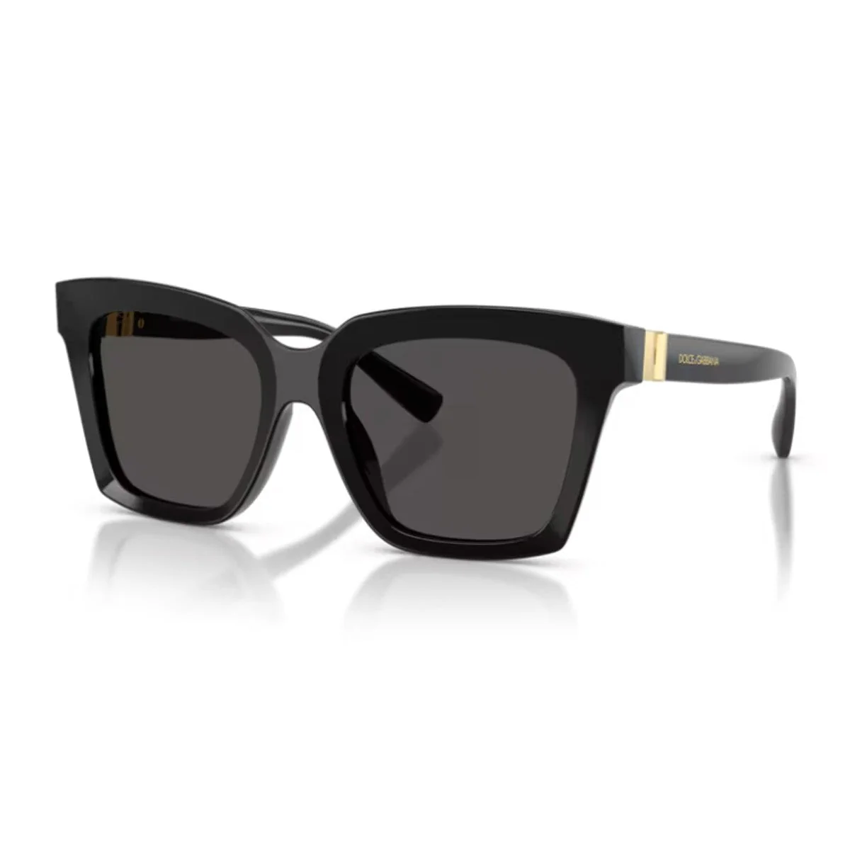 Óculos de Sol Dolce & Gabbana Dg4498 Dg Hinge Preto Acetato Óculos de Sol Dolce & Gabbana Dg4498 Dg Hinge Preto Acetato