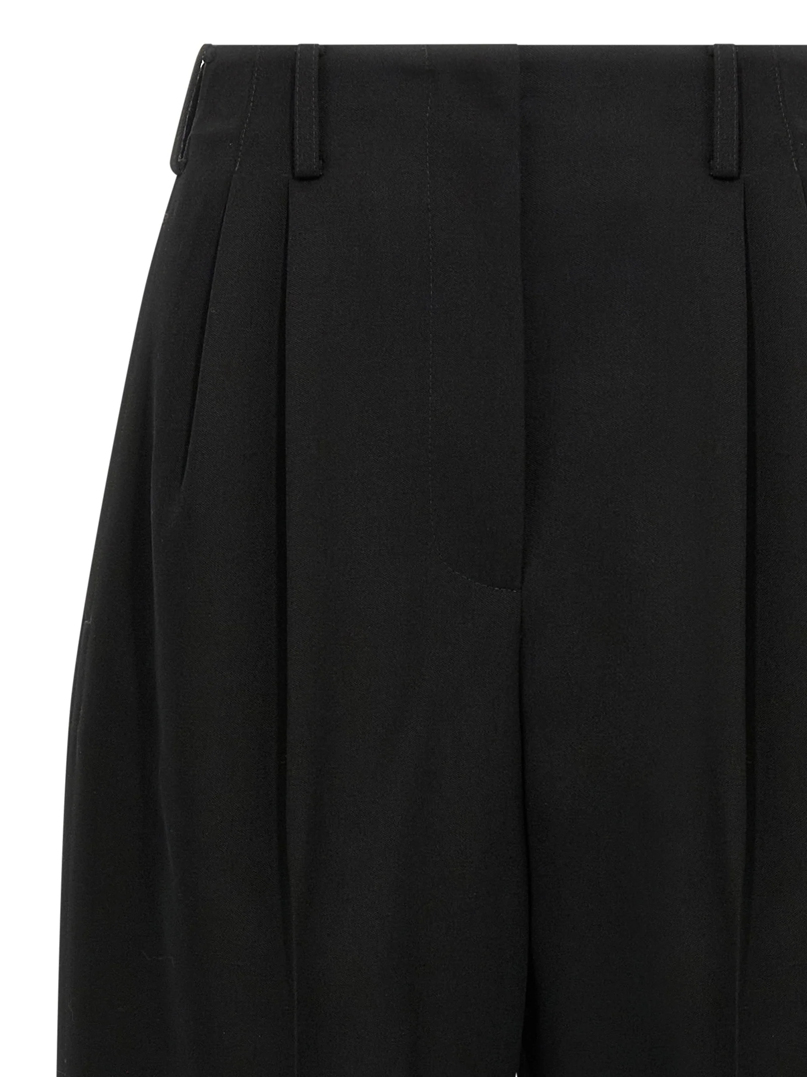 Calças Double Pence Preto de Lã Givenchy
