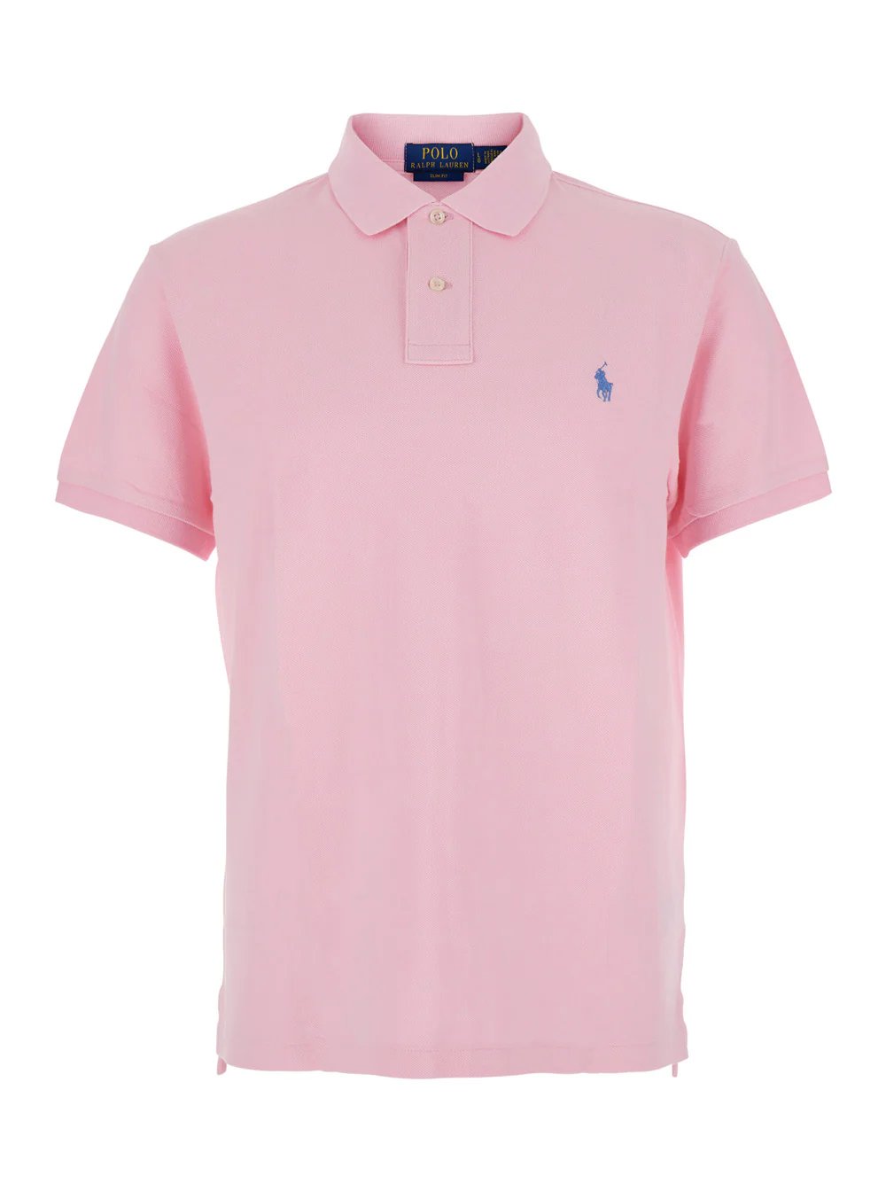 Camisola de Polo Ralph Lauren Slim Fit Rosa com Gola Clássica e Embroideria de Pônei na Frente Algodão para Homens Camisetas Camisola de Polo Ralph Lauren Slim Fit Rosa com Gola Clássica e Embroideria de Pônei na Frente Algodão para Homens Camisetas