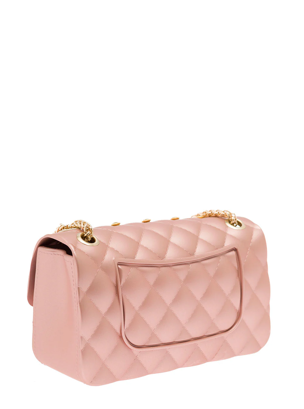 Bolsas Infantil Monnalisa com Strass PVC Bege Aplicações: Crossbody Metálico