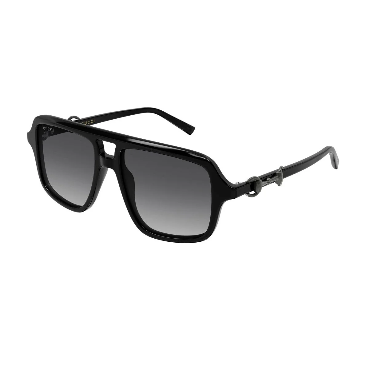 Óculos de Sol Gucci Gg2052s Linea Sign Preto Acetato Reciclado