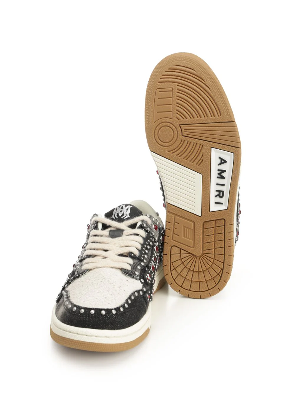 Sapatilhas Amiri Stud Skel Preto Algodão + poliéster Sapatilhas Amiri Stud Skel Preto Algodão + poliéster