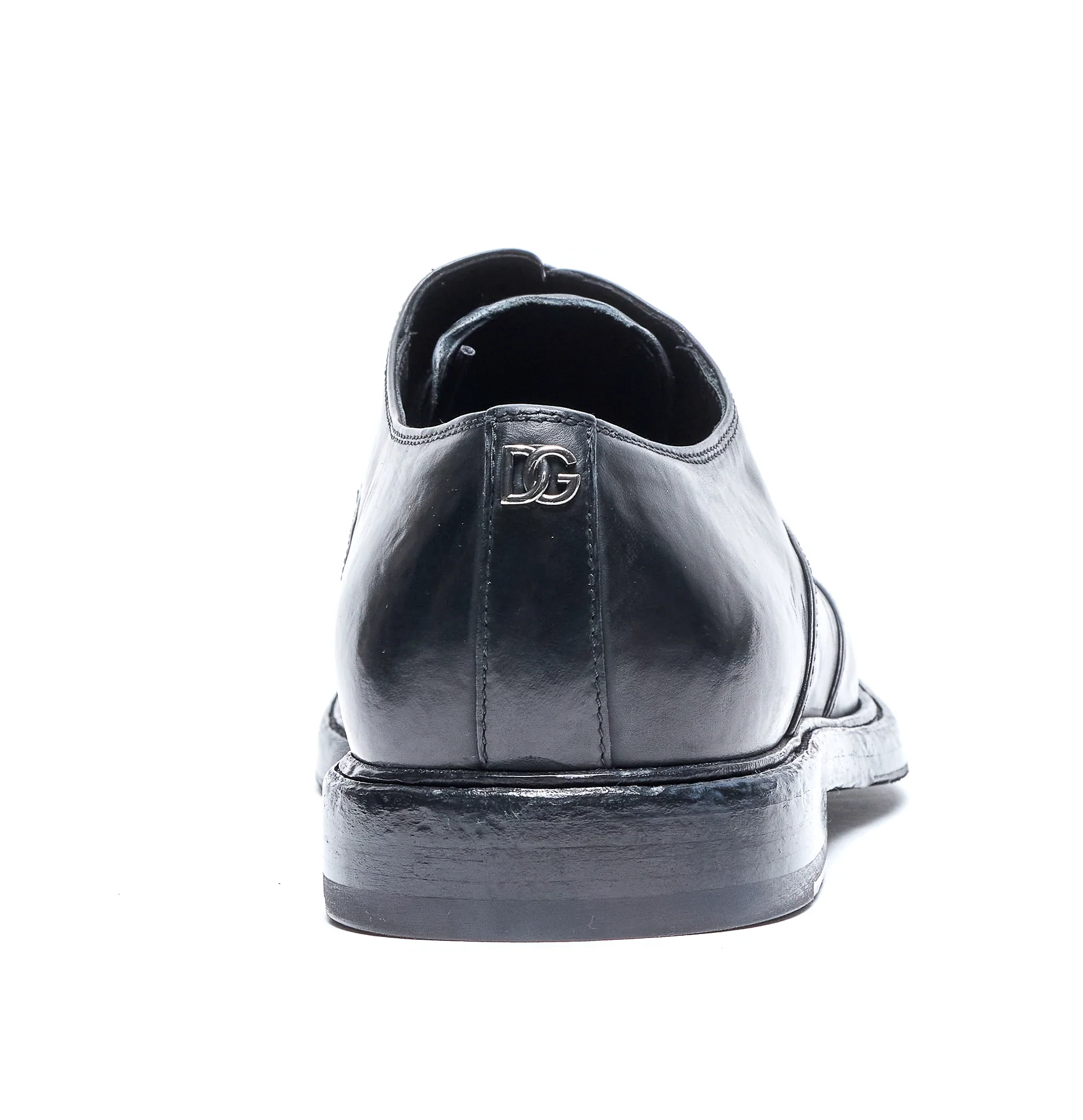 Sapatos planos Dolce & Gabbana Preto Couro Sapatos planos Dolce & Gabbana Preto Couro