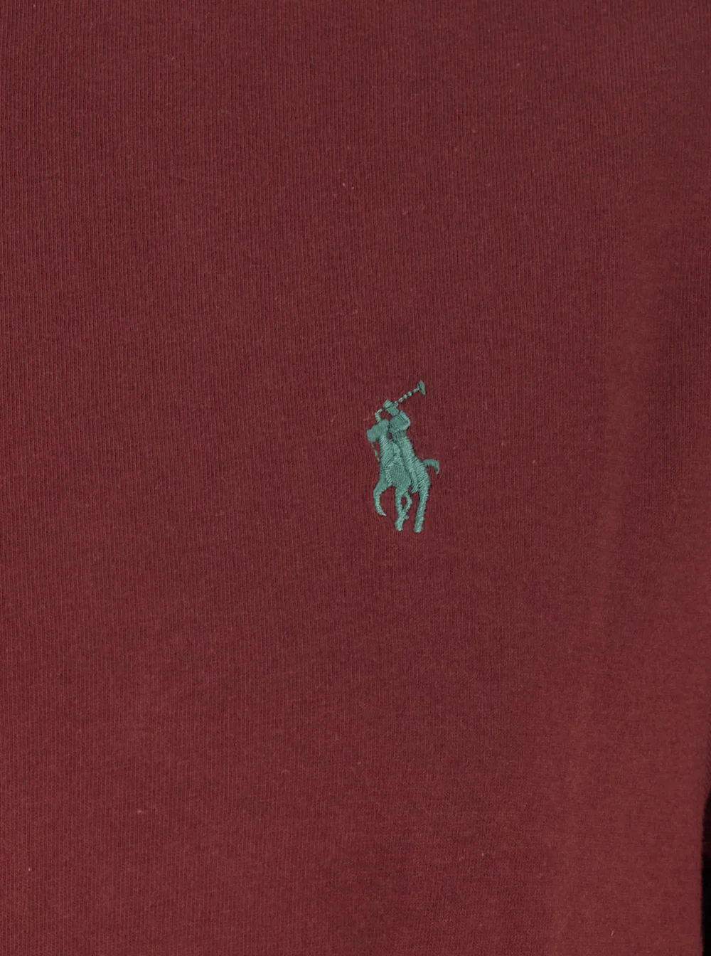 Camiseta Polo Ralph Lauren Bordeaux com Estampa de Pônei na Frente em Camisetas de Homem e Camisetas Polo