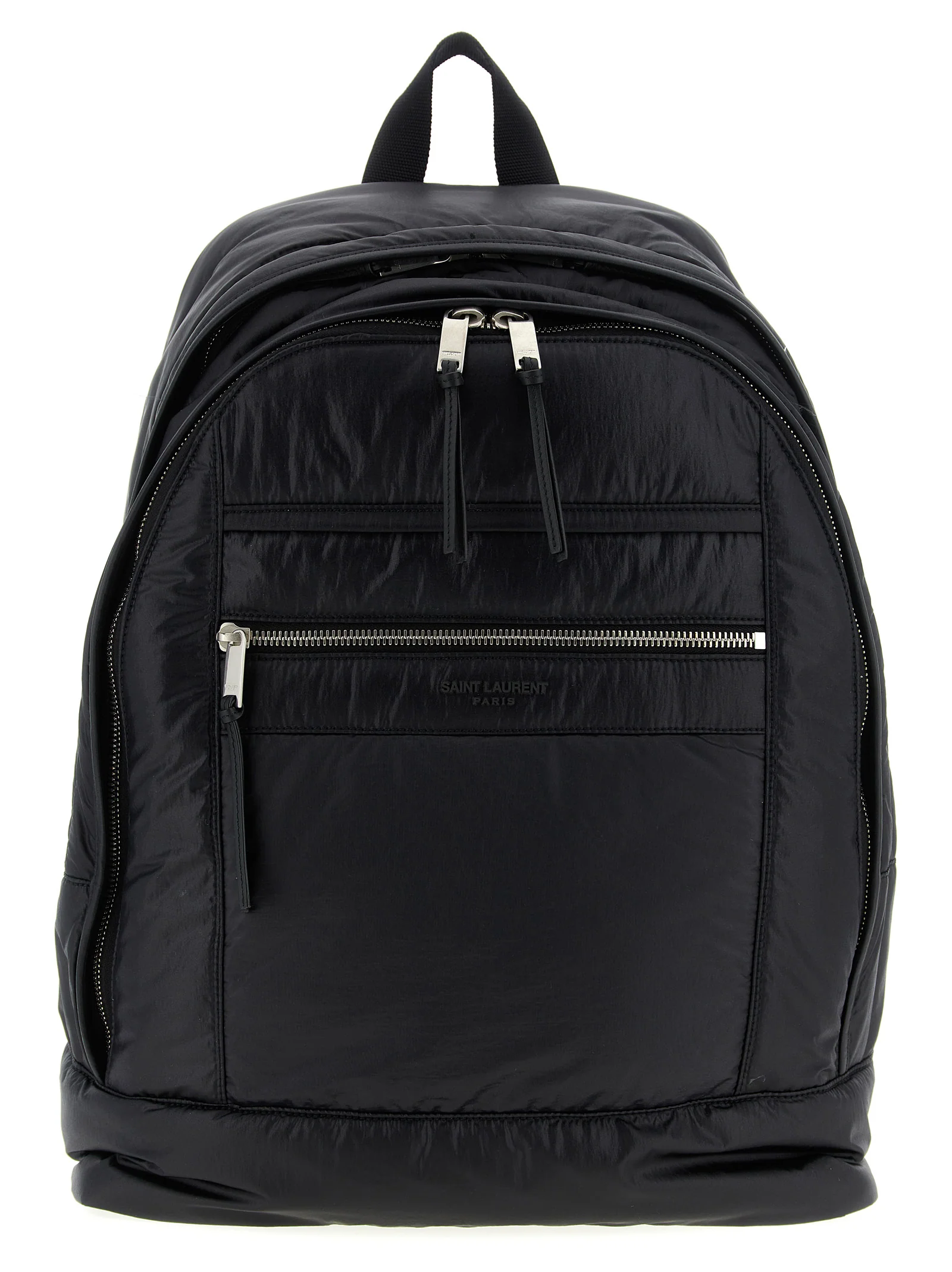 Mochila de Couro de Vitela Preto Saint Laurent