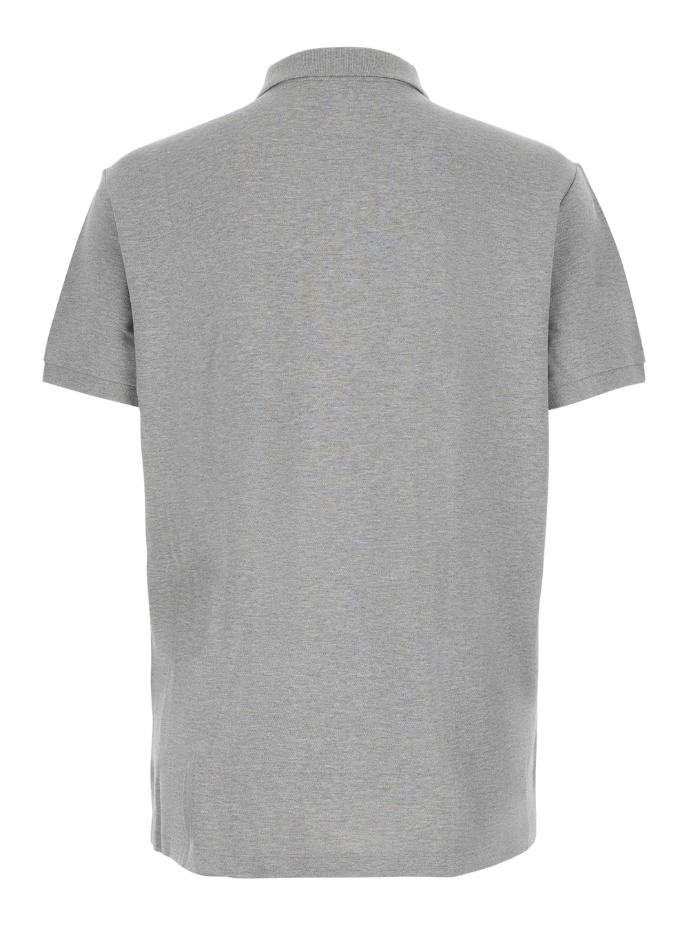 Camiseta Polo Ralph Lauren Custom Fit Cinza Com Gola Clássica e Embroideria de Cavalo na Frente Algodão para Homens Camisetas Cinza Camiseta Polo Ralph Lauren Custom Fit Cinza Com Gola Clássica e Embroideria de Cavalo na Frente Algodão para Homens Camisetas Cinza